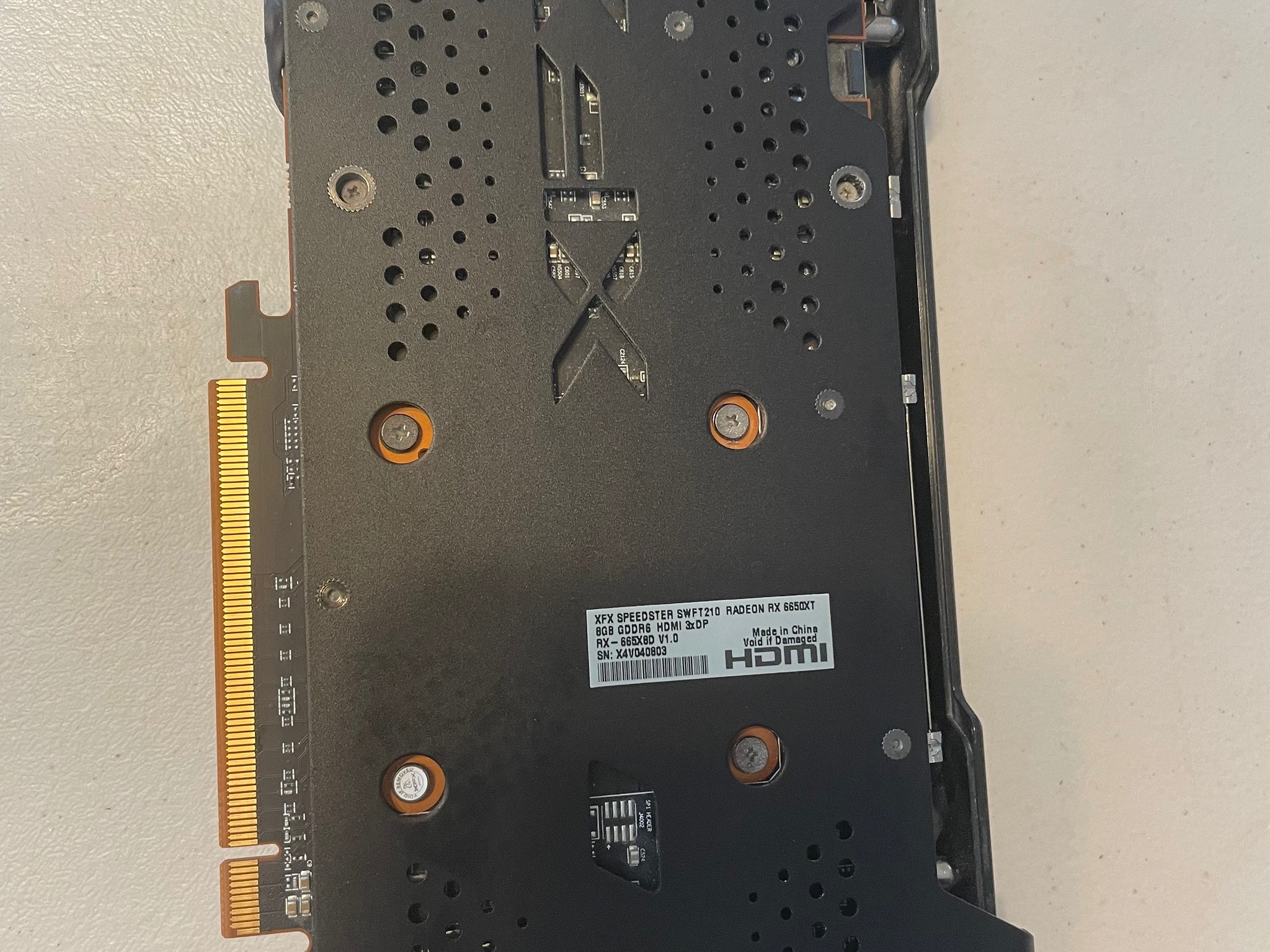Radeon RX 6650XT XFX Speedster SWFT210
