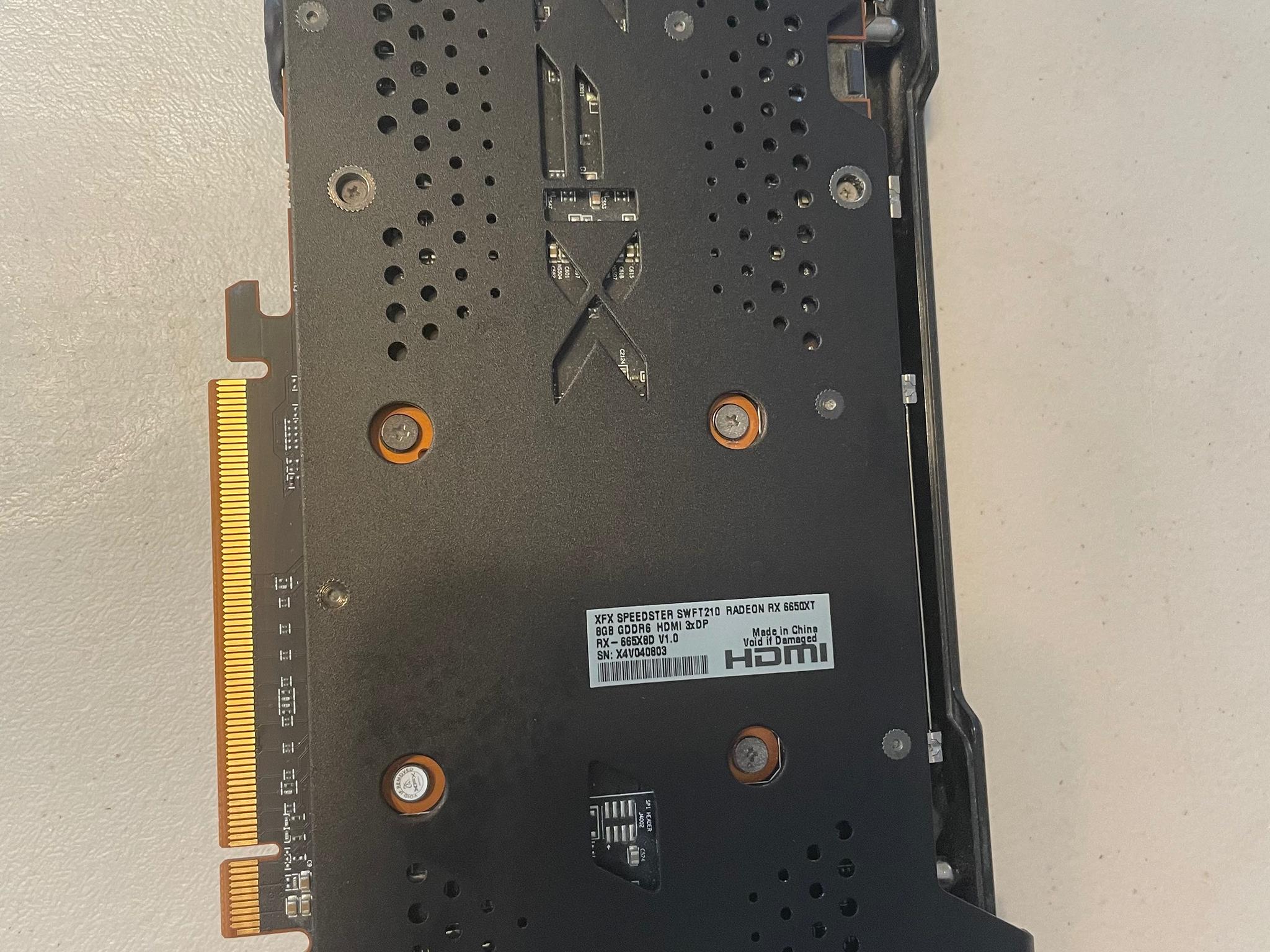 Radeon RX 6650XT XFX Speedster SWFT210