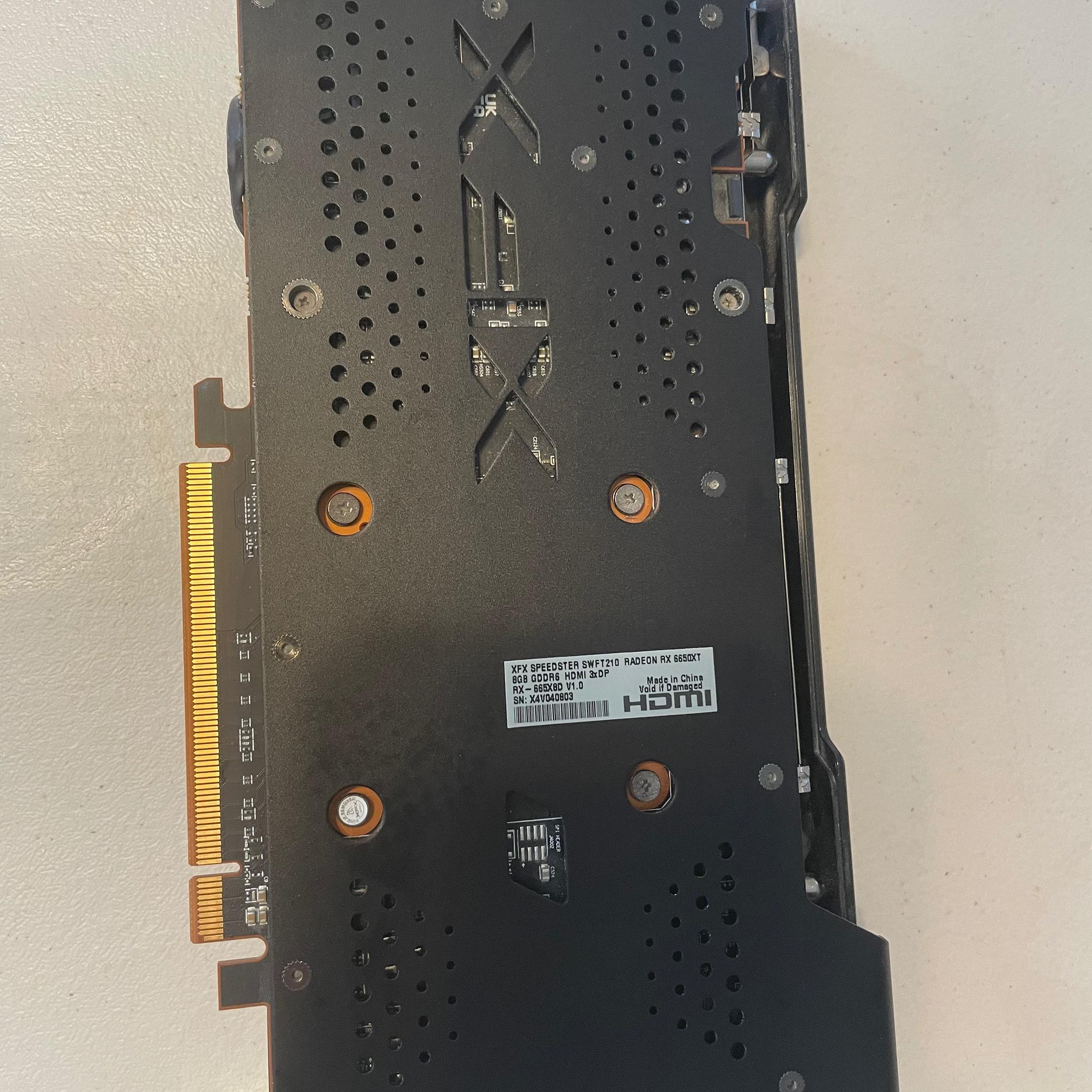Radeon RX 6650XT XFX Speedster SWFT210