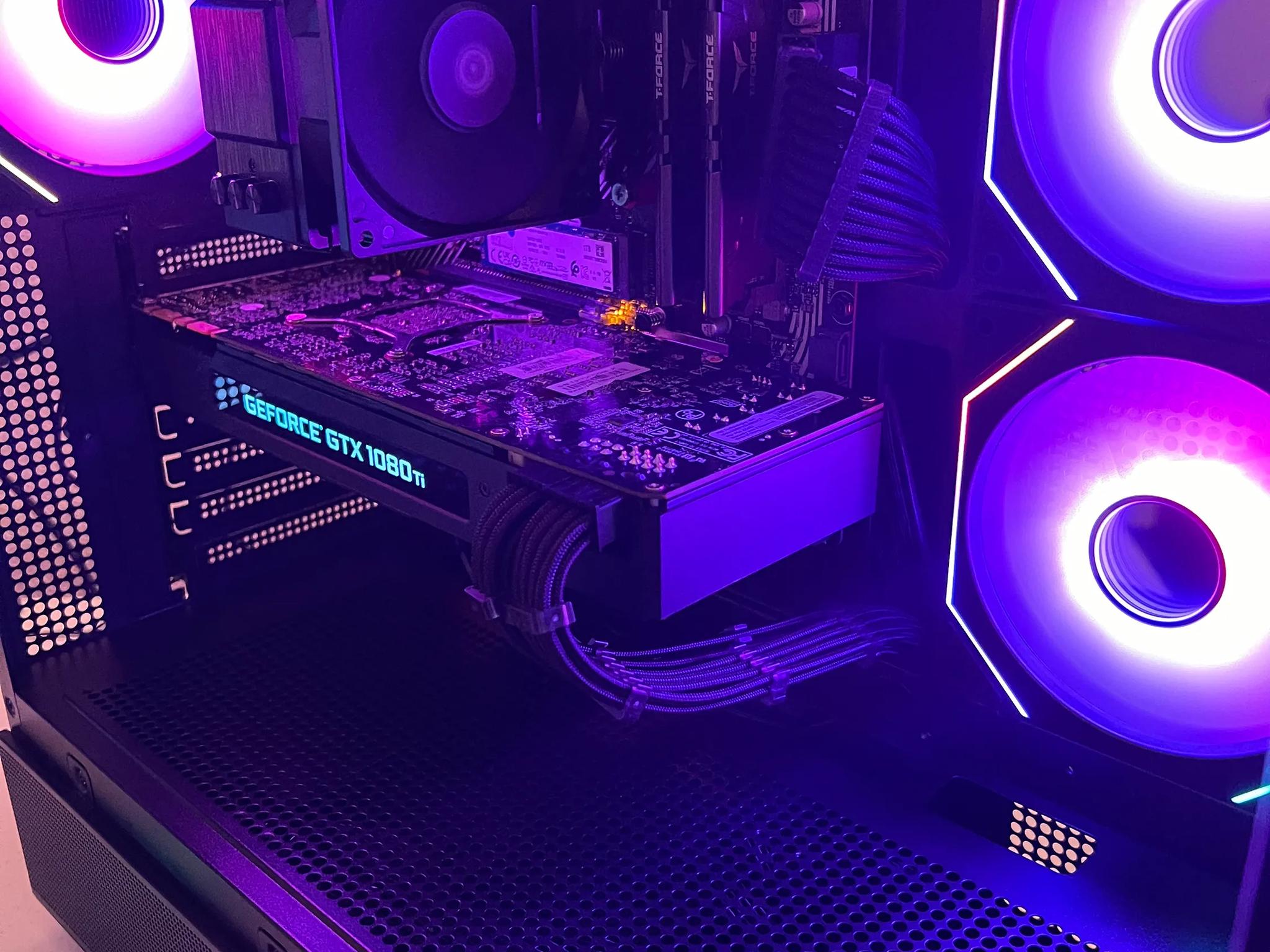 Geforce GTX 1080ti Custom Built Gaming PC with Ryzen 5 3600,1 TB M.2 SSD...