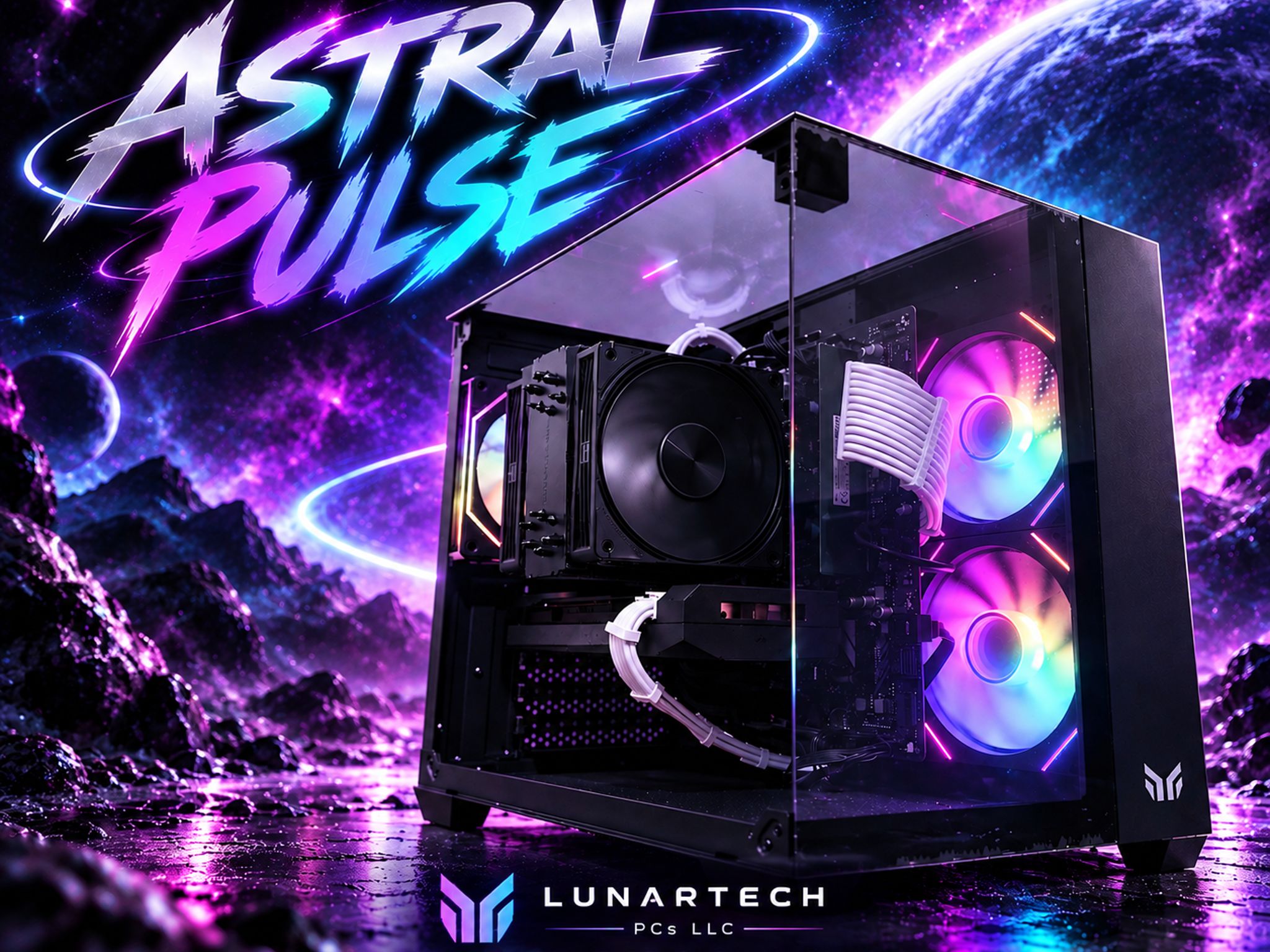 ⚫️"Astral Pulse"🌈 | 1440p Gaming | RTX 3060 | i5 13400F | 16GB DDR5 | 1TB SSD | Free Shipping