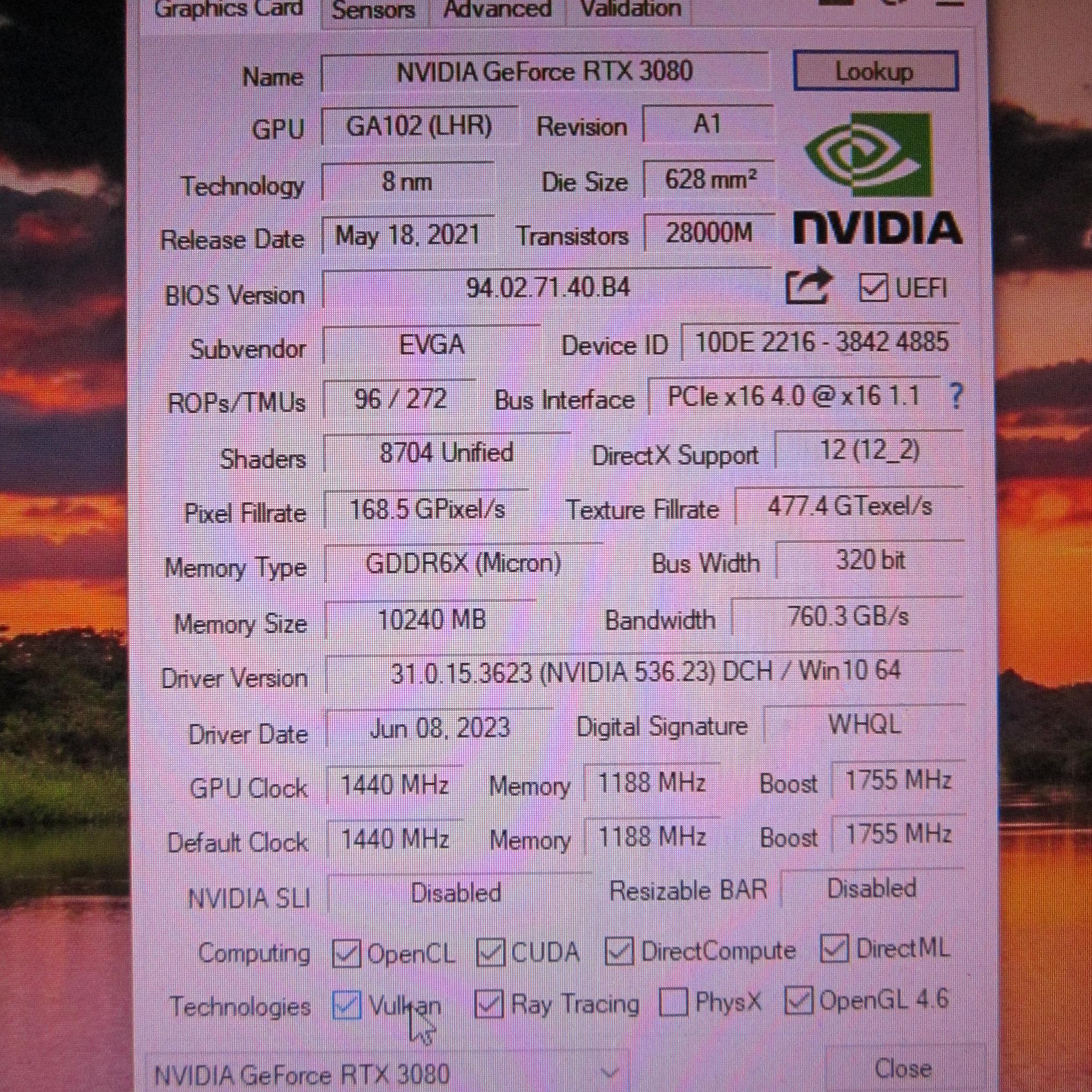 EVGA GeForce RTX 3080 XC3 ULTRA GAMING, 10G-P5-3885-KH, 10GB GDDR6X, ARGB LED, Metal Backplate