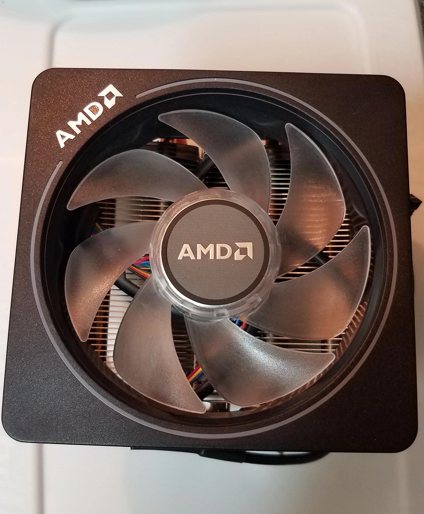 AMD Ryzen 5 3600 + Wraith Prism cooler