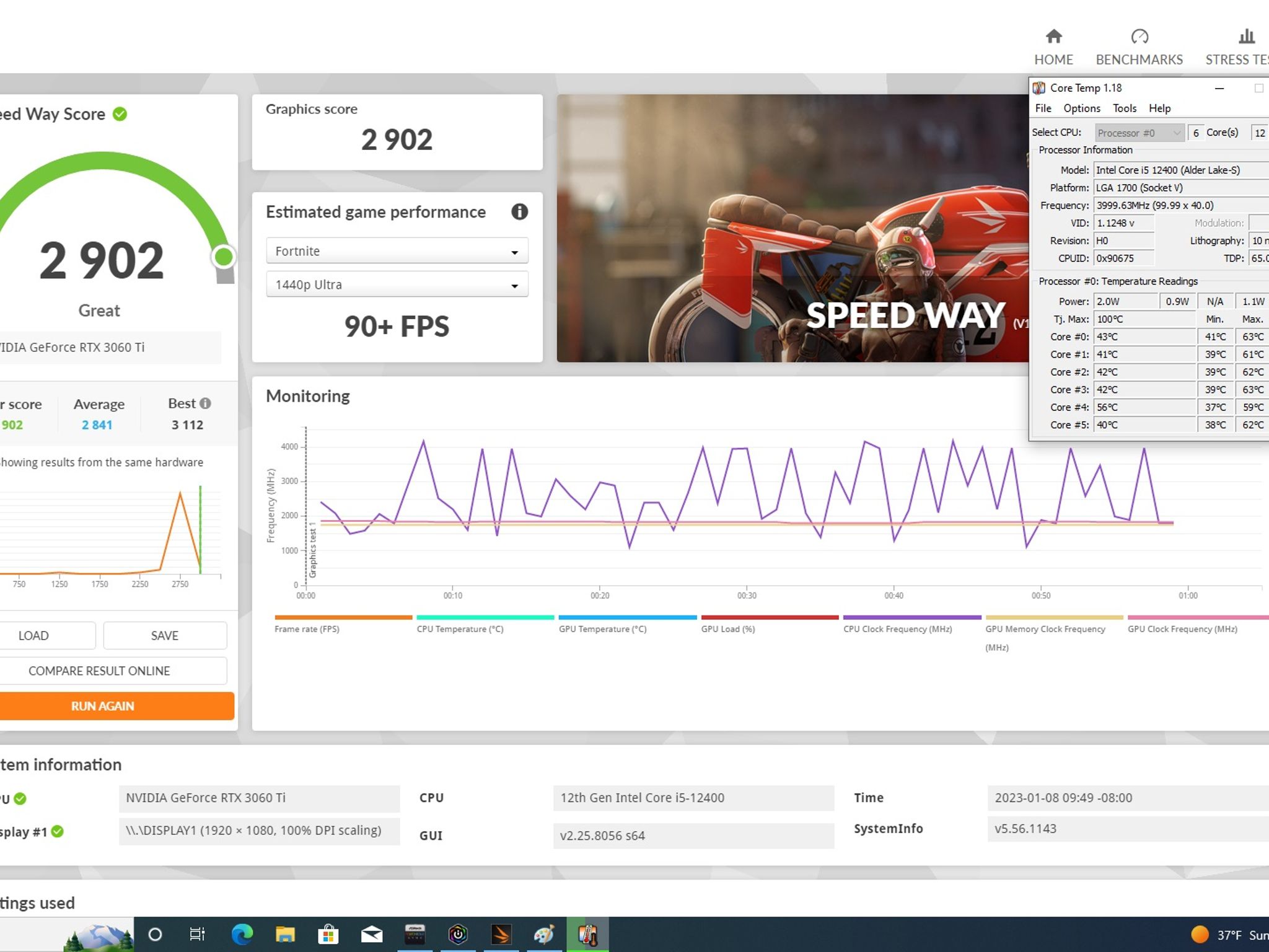☢️ 🟠Taskmaster☣️🔶- High Gaming PC-Intel i5 12400 6Cores-Nvidia GTX 3060 TI 8GB-16GB DDR4 -1TB NVME