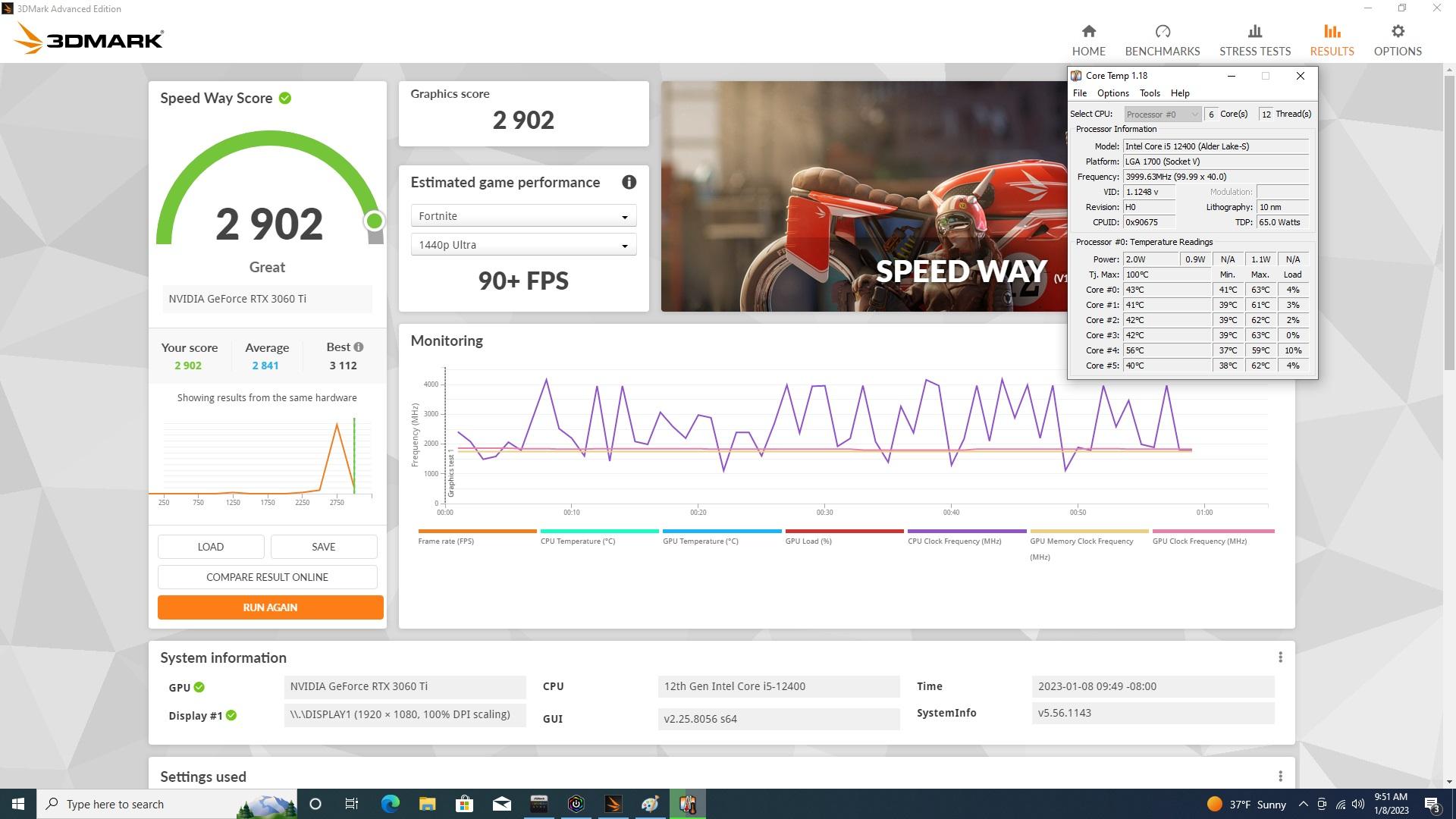 ☢️ 🟠Taskmaster☣️🔶- High Gaming PC-Intel i5 12400 6Cores-Nvidia GTX 3060 TI 8GB-16GB DDR4 -1TB NVME