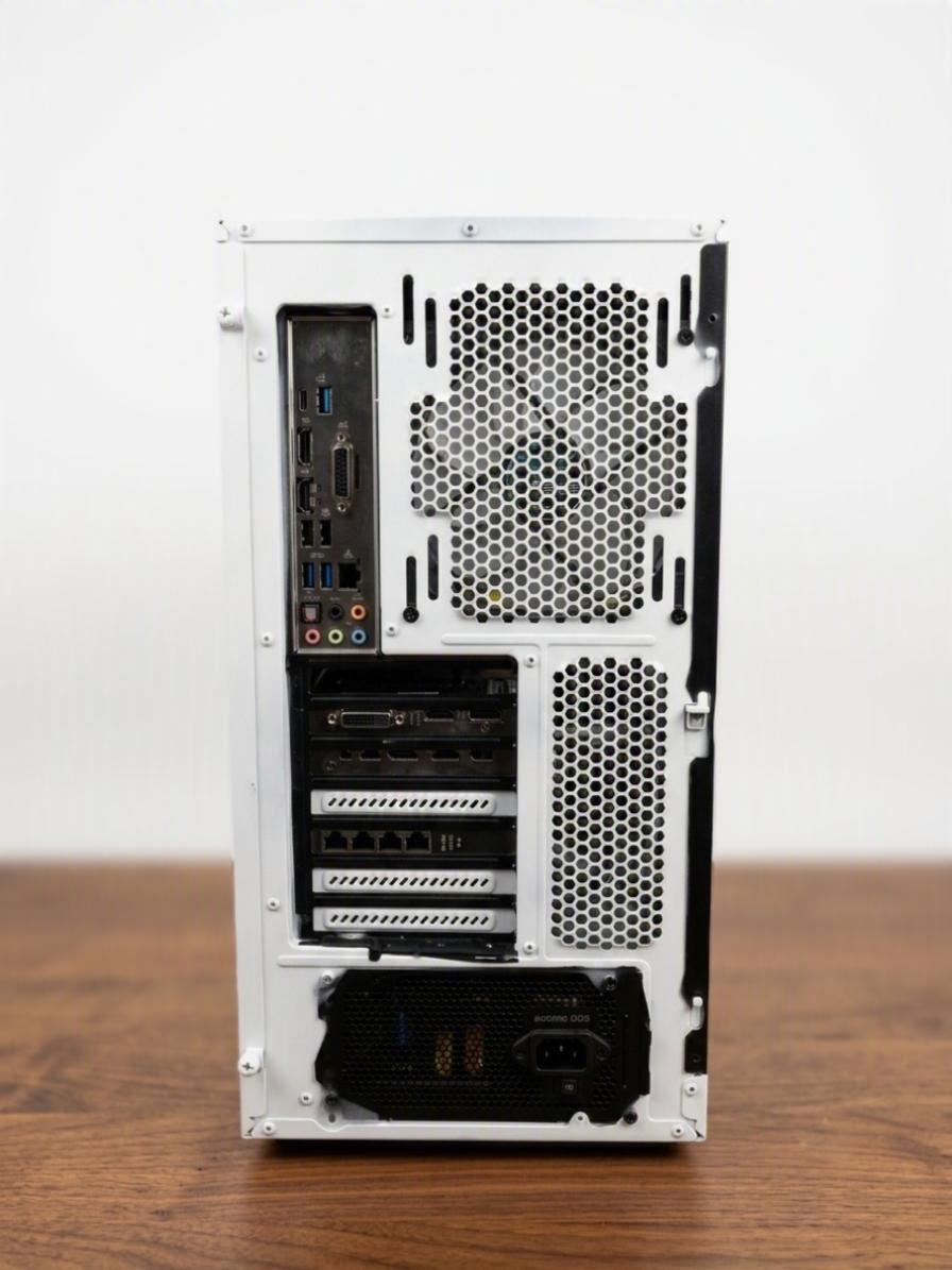 GTX 1660 super, I7 8700k Custom slick white Gaming PC Build