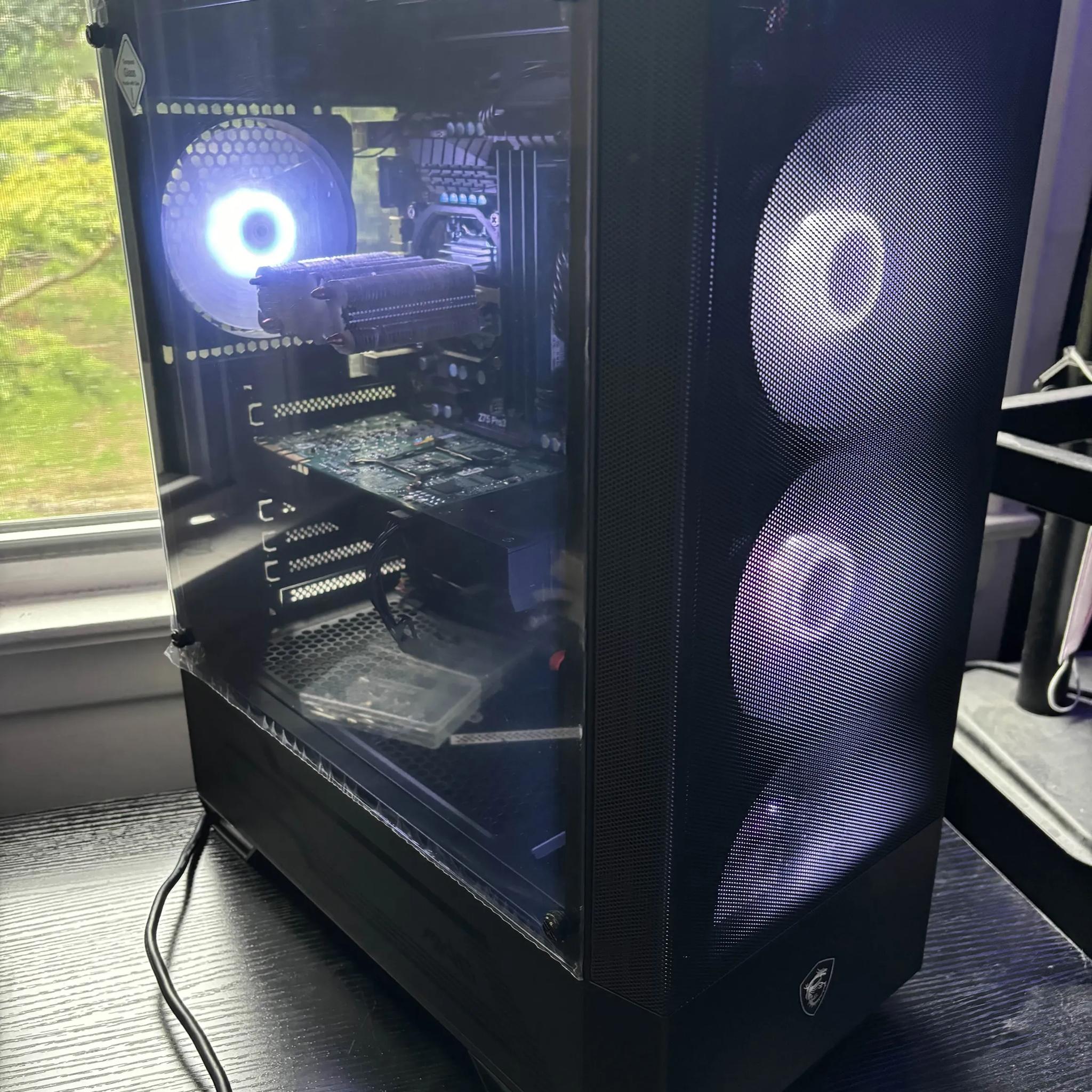 GAMING PC i5 16GB NVIDIA GTX 760 RGB Lighting RGB Fans Computer