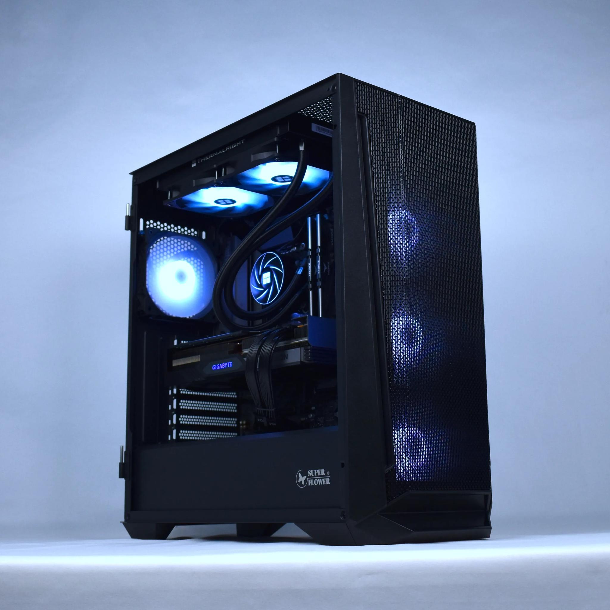 ♠️🥀BLACK ROSE🥀♠️ Bang4Buck 1440p/4K Gaming/Streaming PC | Intel 14600K, AMD 7800XT, 32GB RAM, WiFi