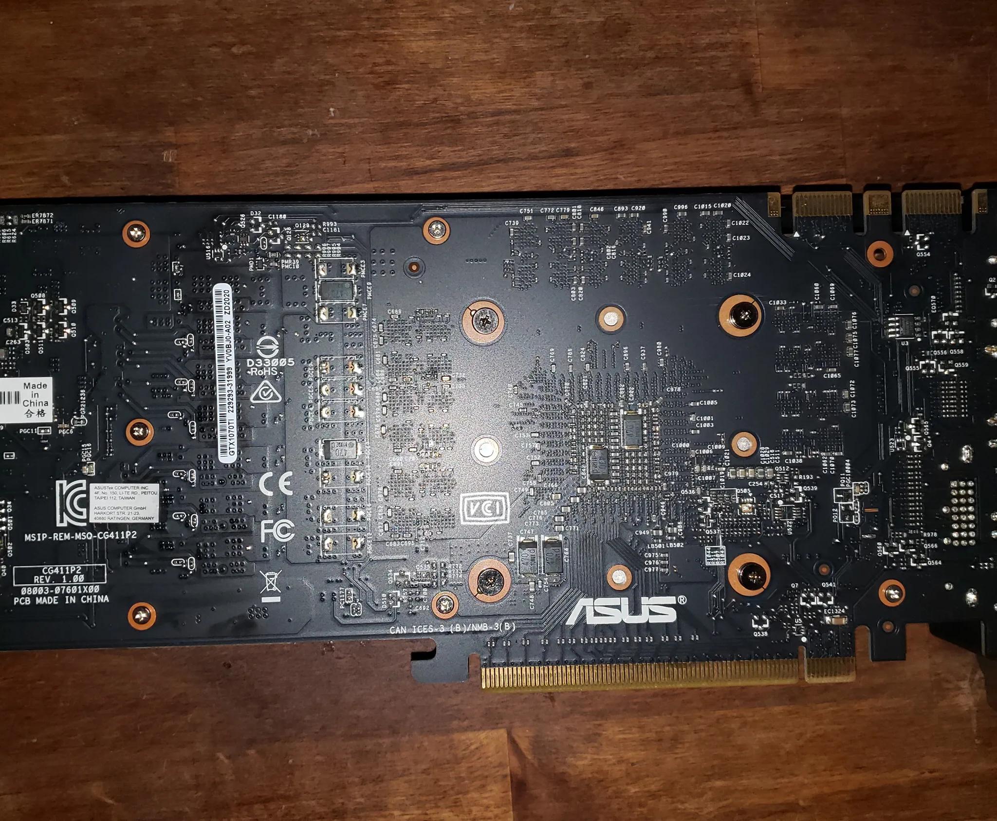 Asus Turbo GTX 1070 Ti 8G