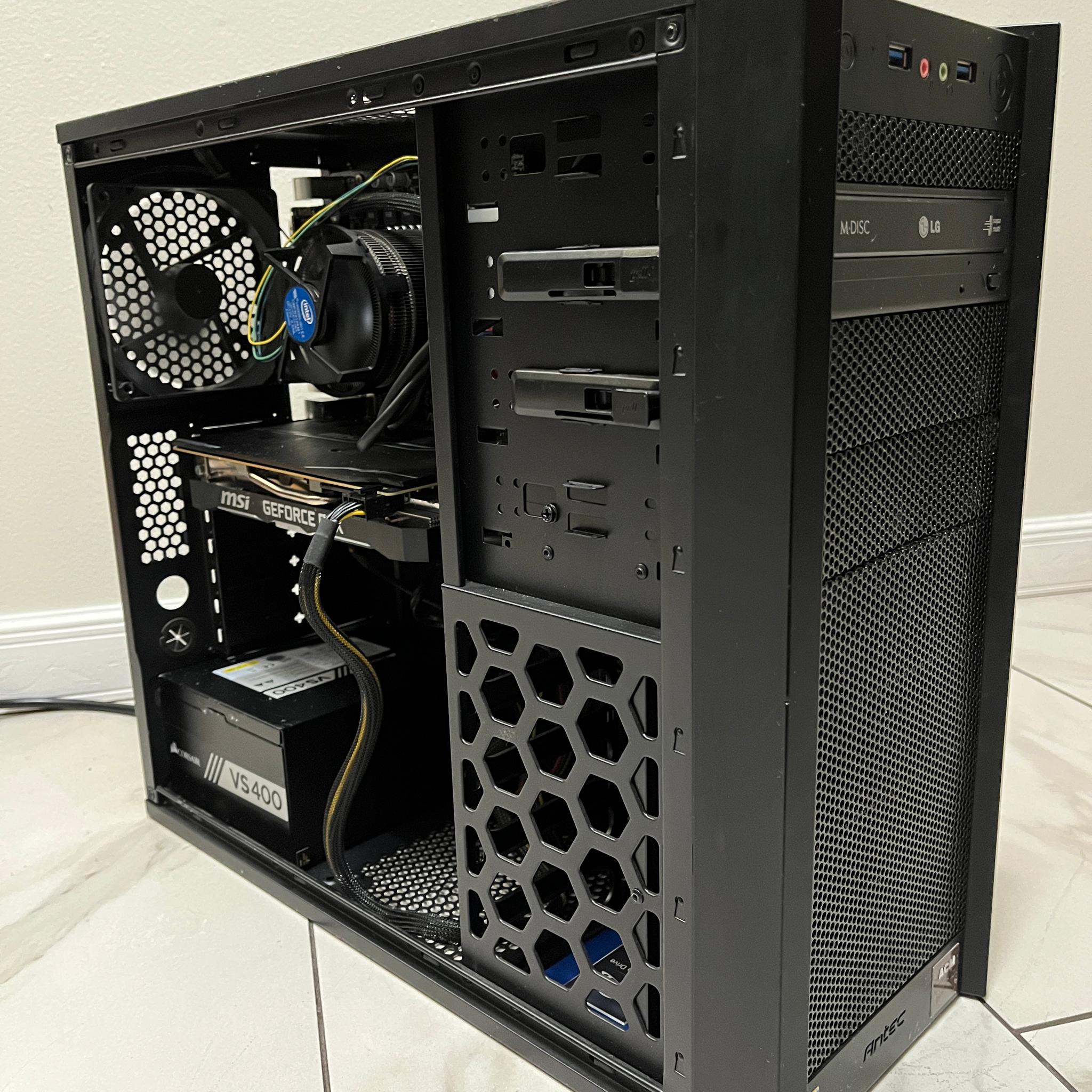 NVIDIA RTX 2070, Intel i7-6700k, 16GB RAM, 1.2TB Storage - Gaming PC w/Wi-Fi, BT