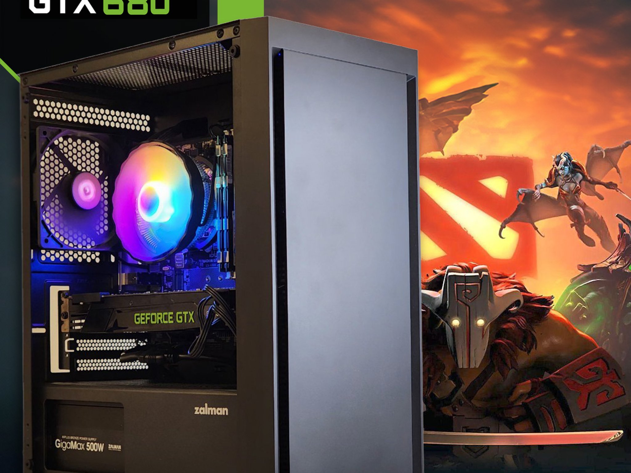 💰 Great Starter Gaming PC | GEFORCE GTX 680, INTEL 8-CORE, 16GB RAM, 256GB SSD, WIFI, WIN 10 PRO