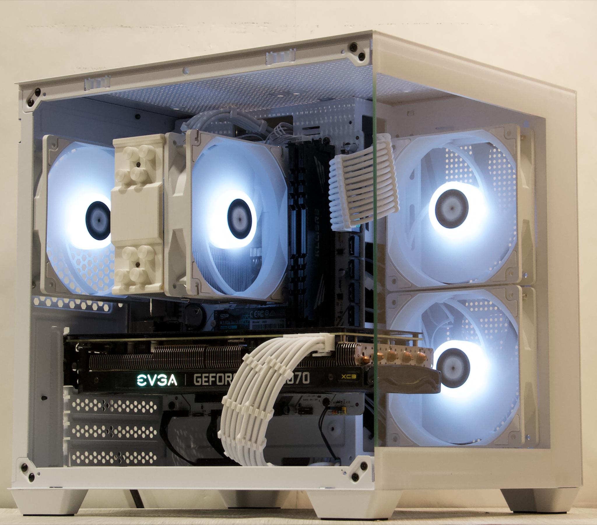 RTX 3070, Ryzen 5 5500, 16GB DDR4, 1TB NVMe SSD, WiFi, Windows 11 Pro - Custom Gaming PC