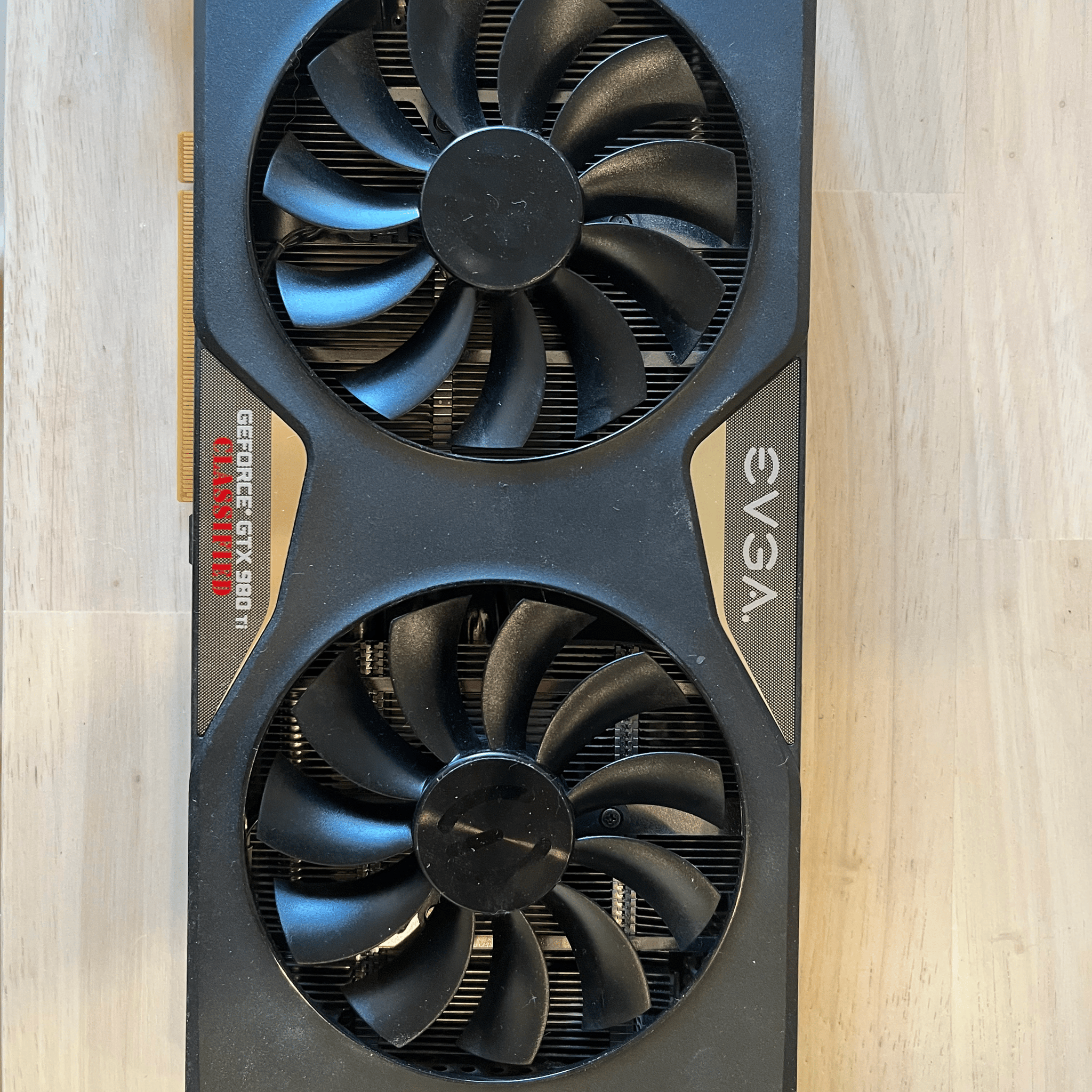 EVGA Classified 980 Ti 6 GB MISSING BOX AND MANUELS