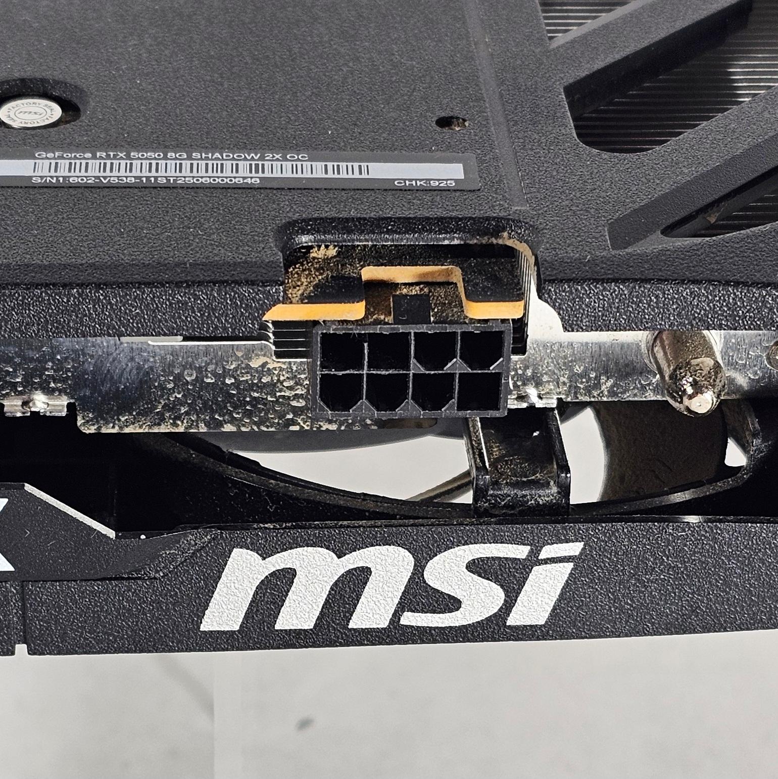 FOR PARTS ONLY: RTX 5060 MSI 8GB
