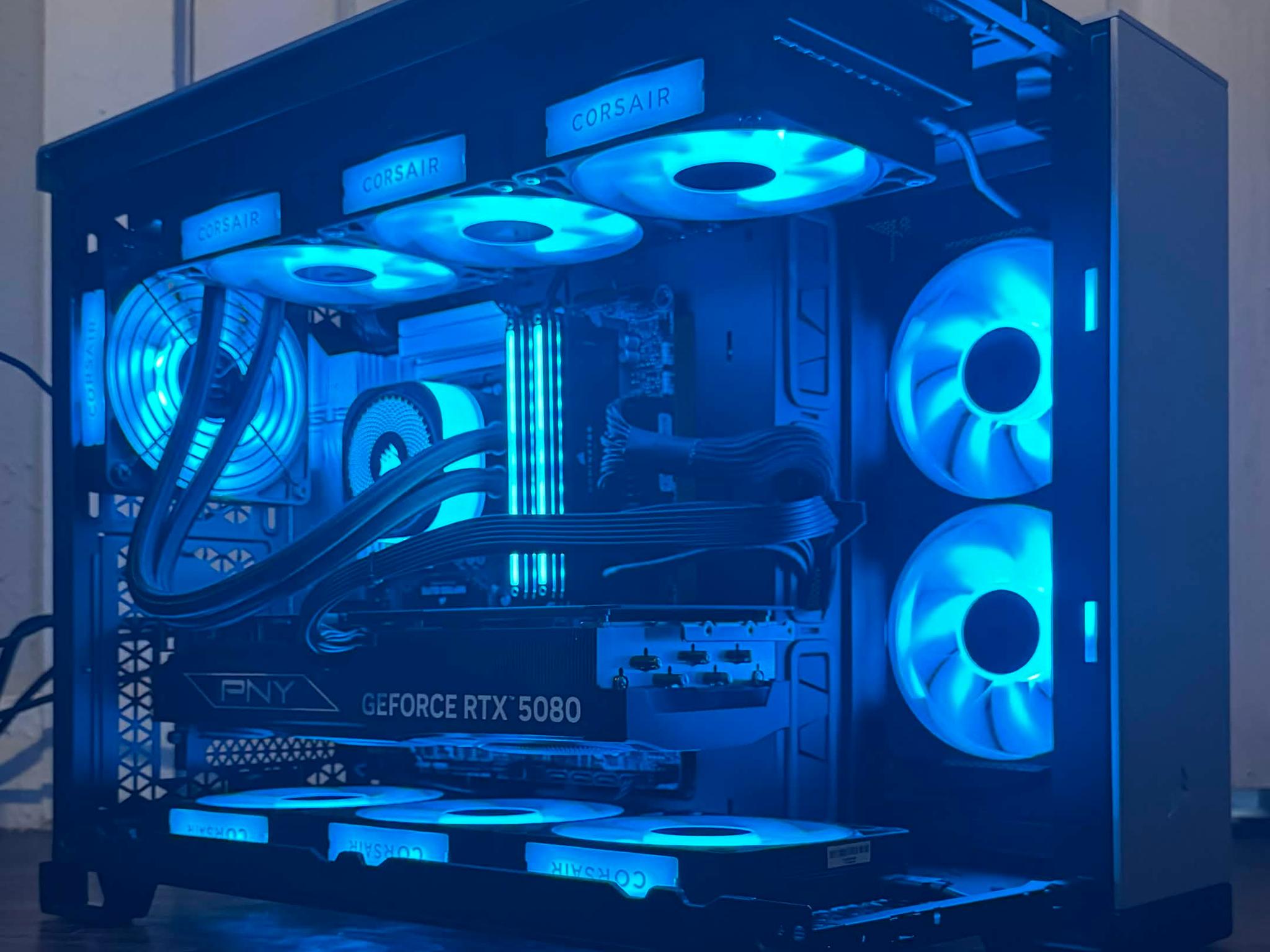 Black/Satin Gray: Intel Core Ultra 9 285K, GeForce RTX 5080, 32GB DDR5, 2TB M.2 SSD, Win11 Home