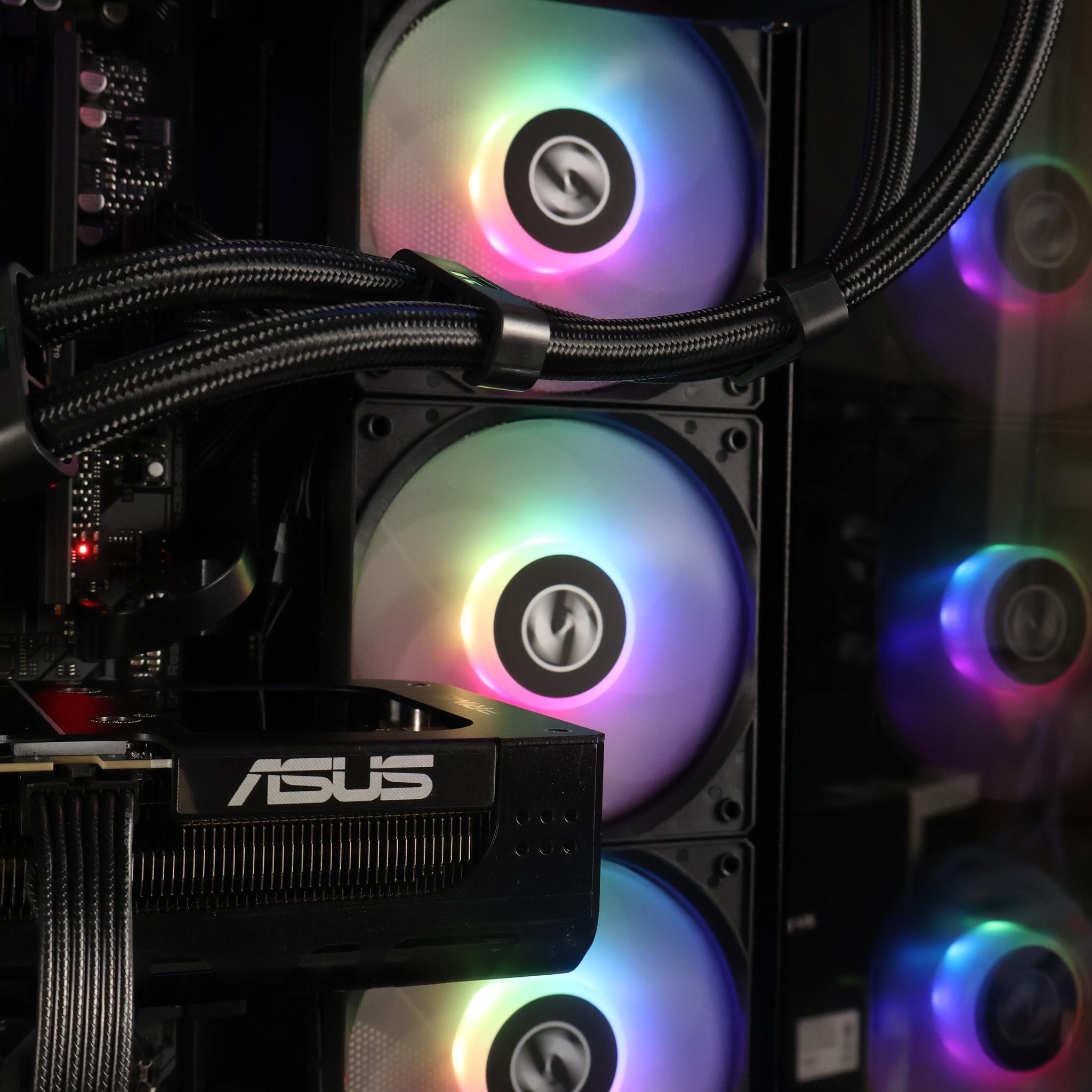 ⚫ Ryzen 7 9700X/RTX 5070Ti 16GB Gaming/Streaming PC ⚫