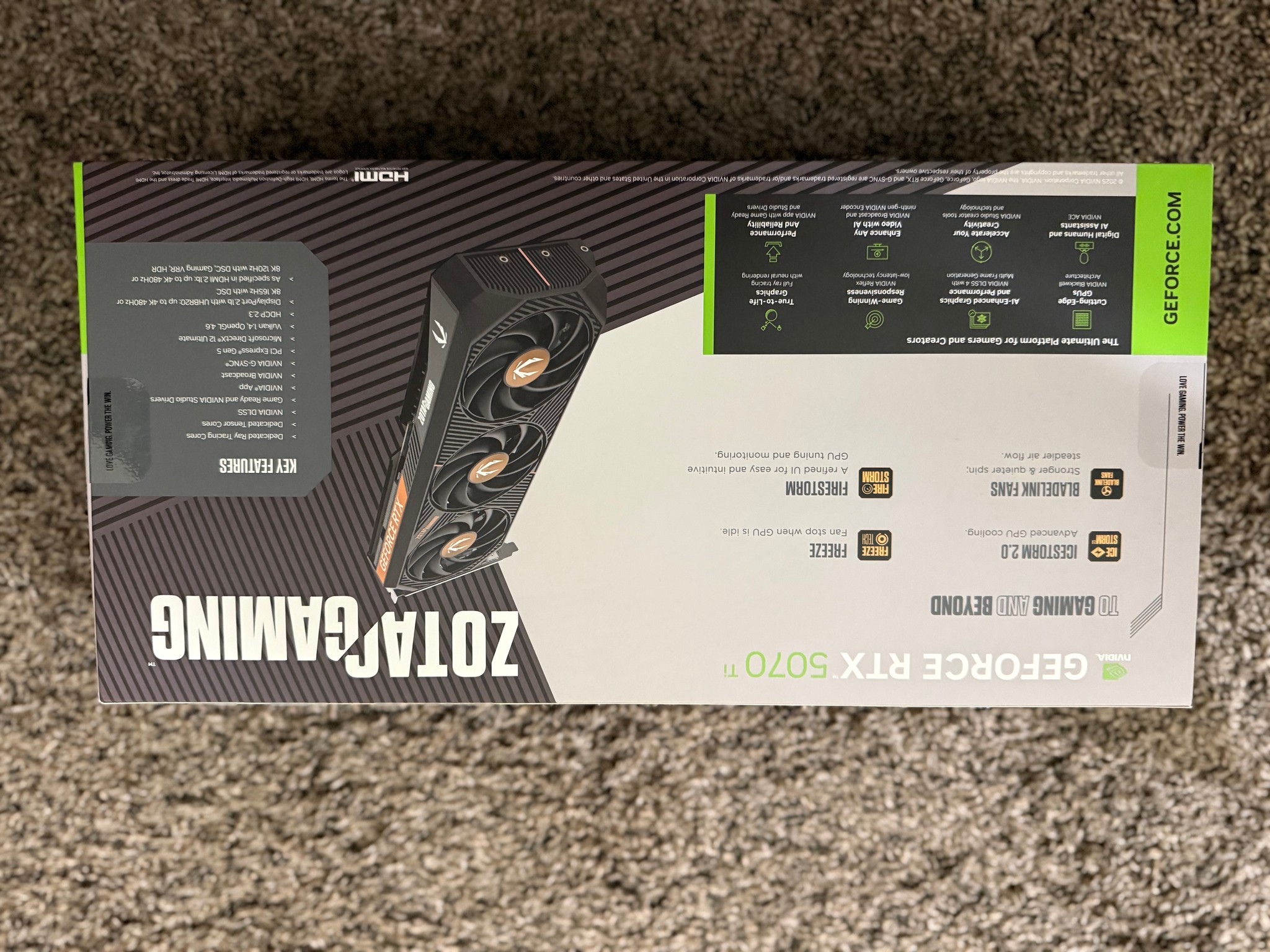 ZOTAC GAMING GeForce RTX 5070 Ti SOLID OC