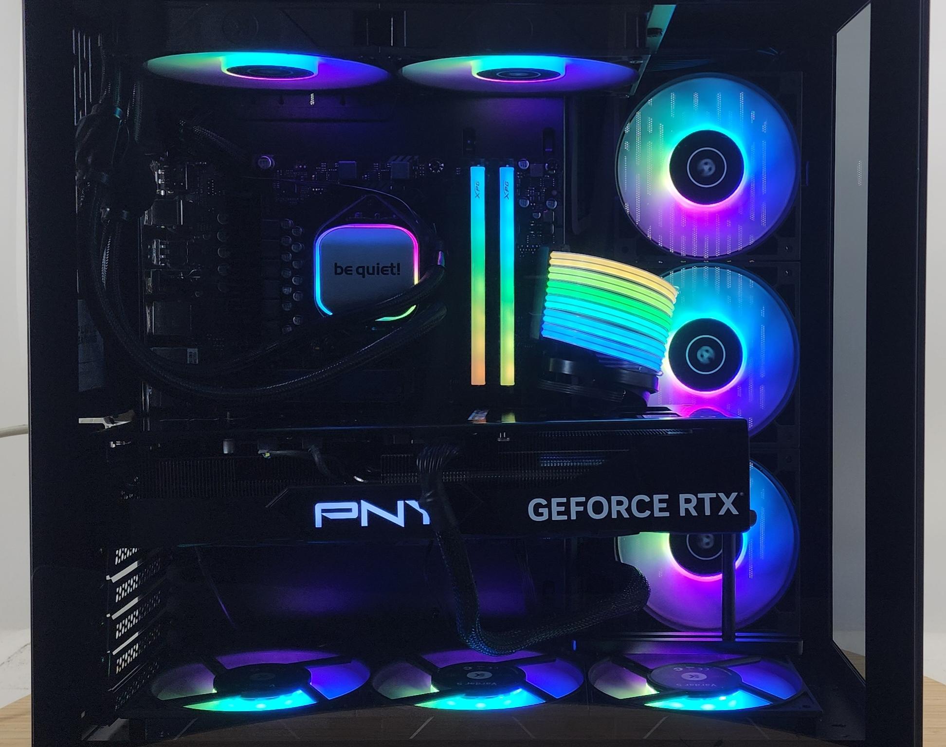 Gaming PC Ryzen 7 9800X3D 32GB RAM 1TB SSD RTX 4080 SUPER 16GB Win11 Computer