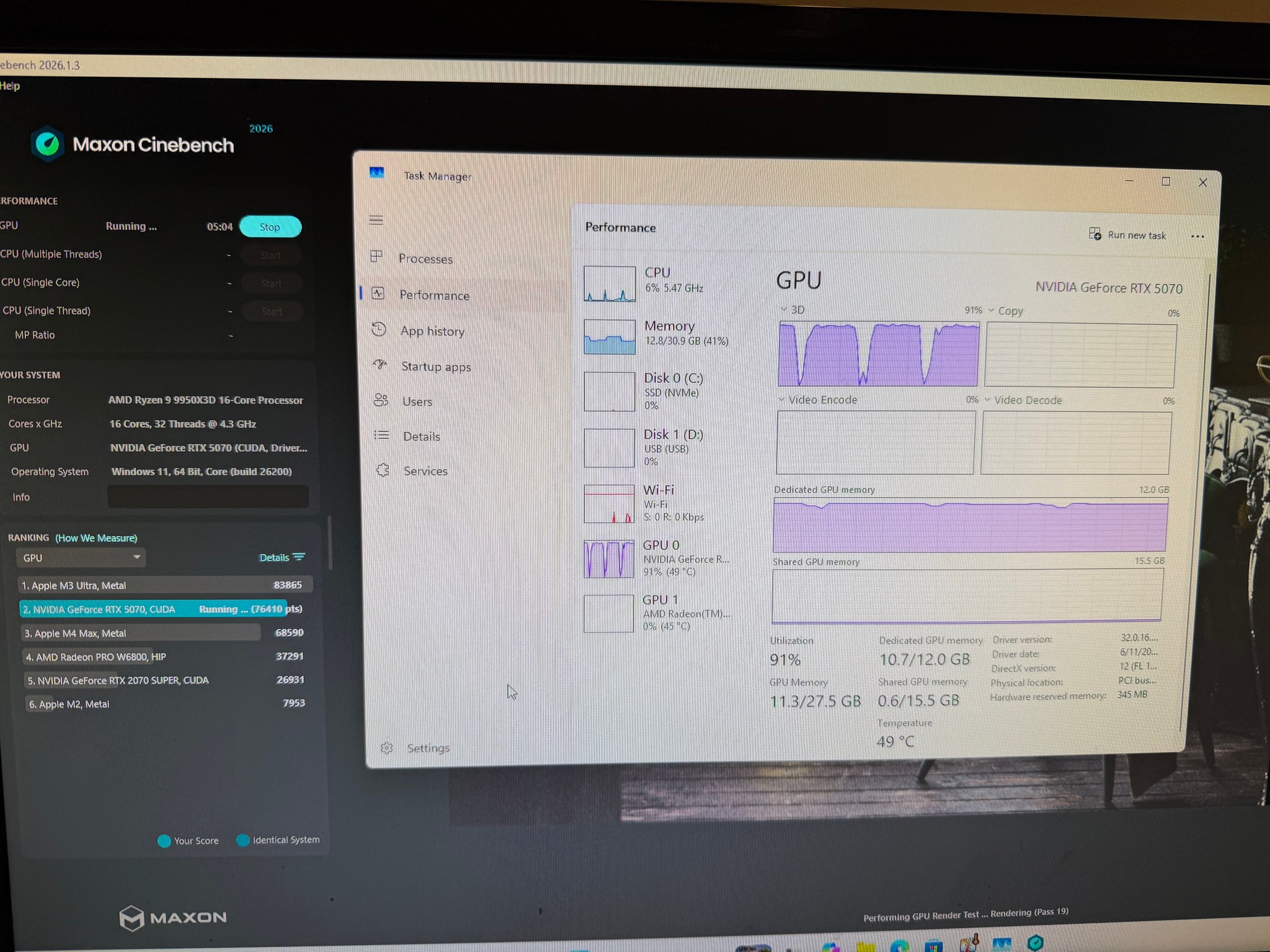 High End Gaming PC | RTX 5070 | RYZEN 9 9950X3D | 32GB DDR5 | 2TB SSD | WIFI & BT | WINDOWS 11