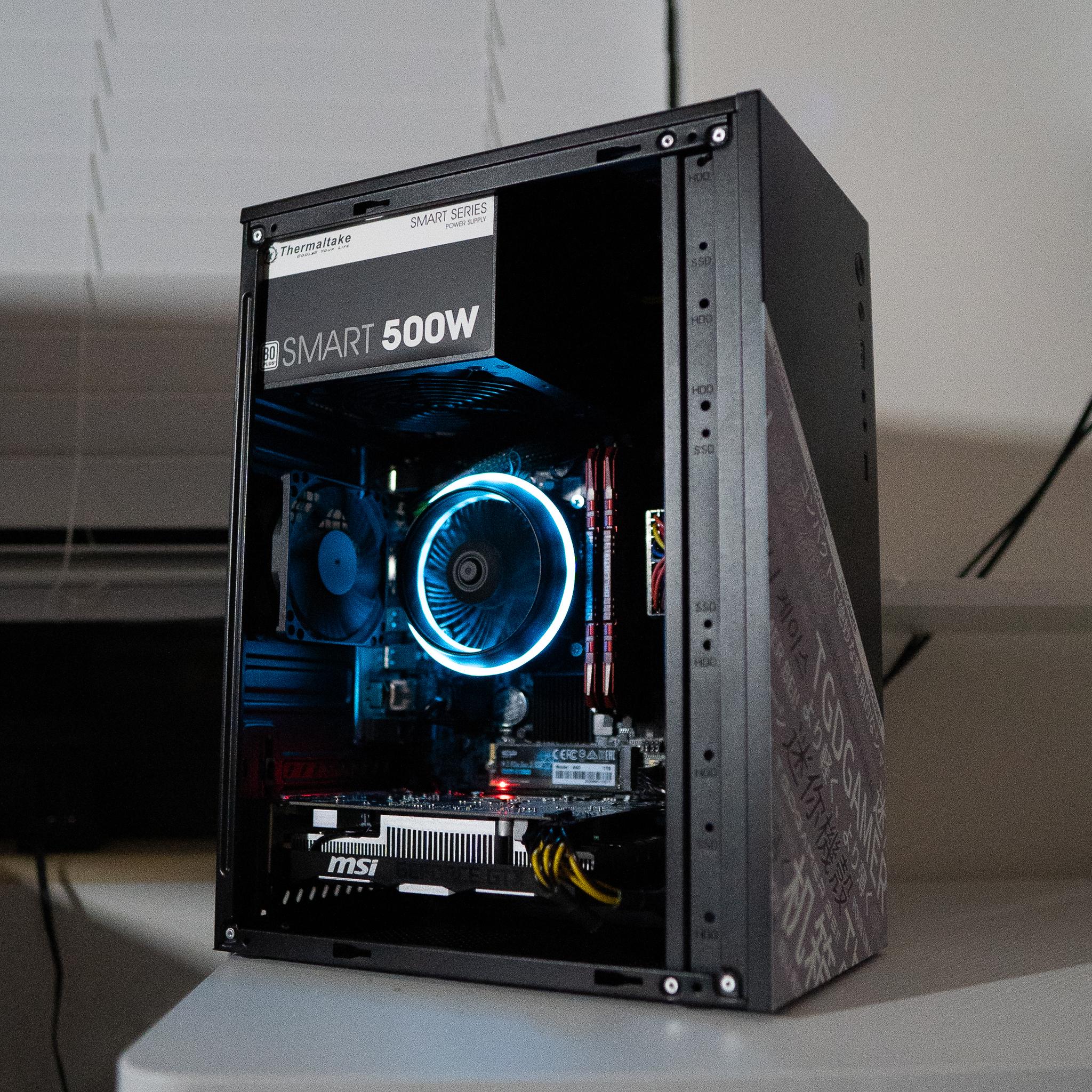 🩸🩸 | GTX 1650 | INTEL i3 8100 | 16GB DDR4 RAM | 1TB NVME SSD | Ruby Rocket 2.0