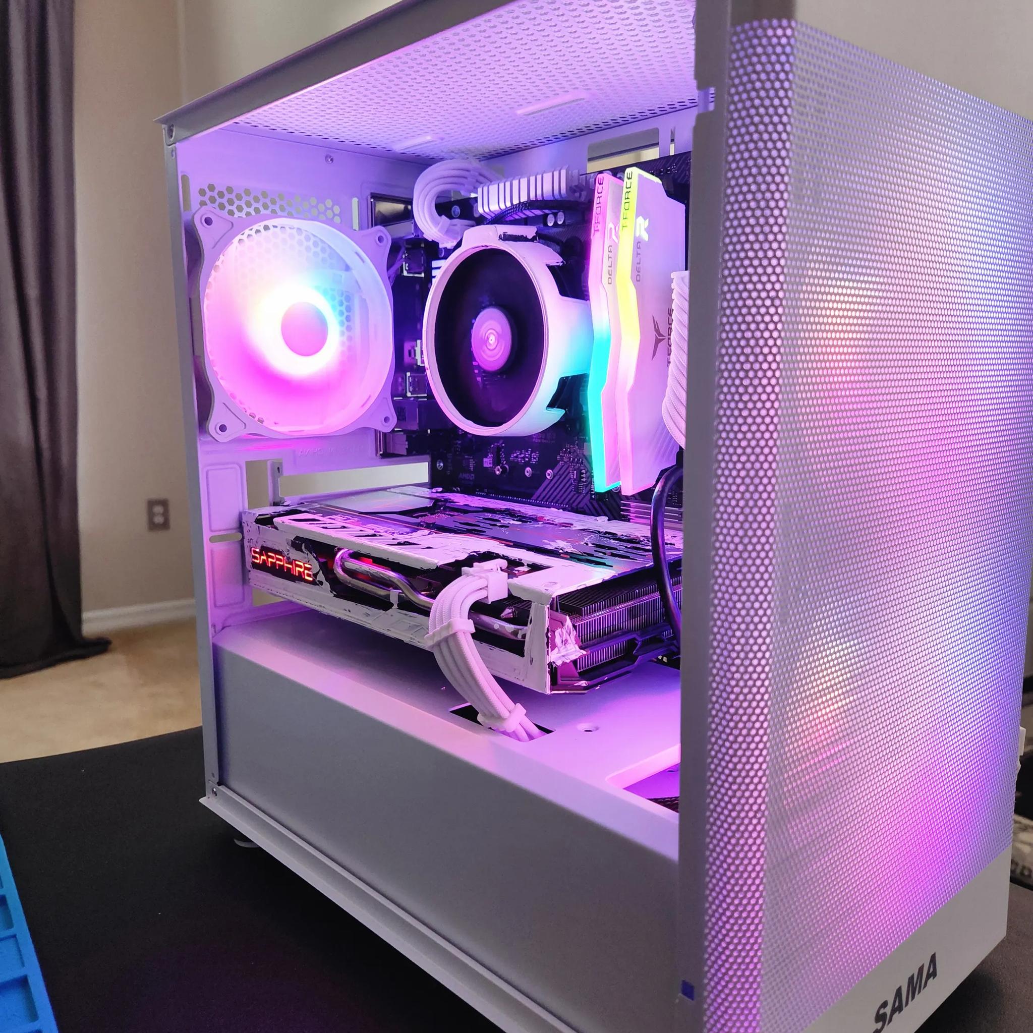 White Knight Gaming Desktop. Ryzen 5 5500/Rx 5600 XT (Similar to 3060)