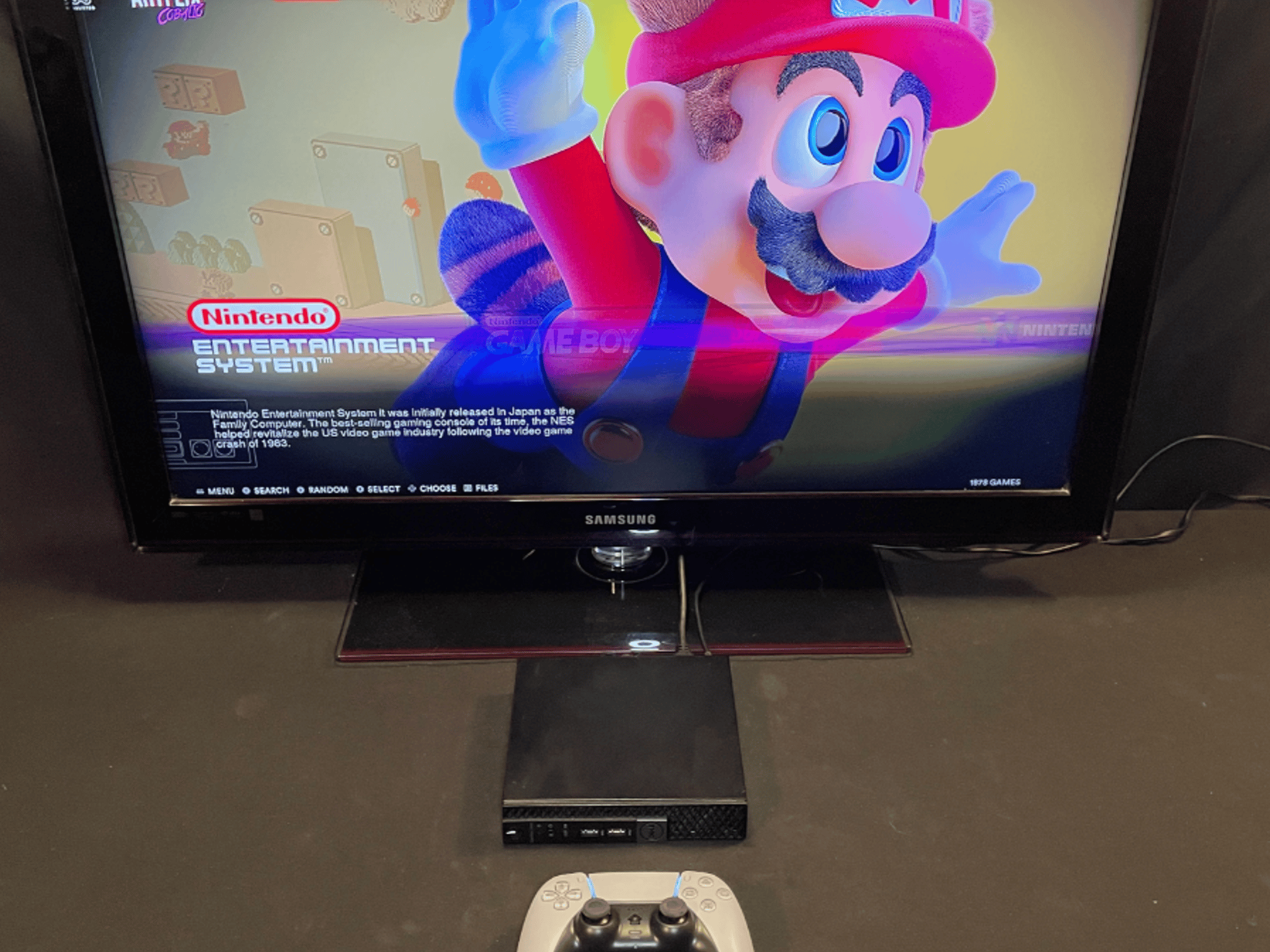 Micro PC Retropie Style Retro Gaming Center With Controller