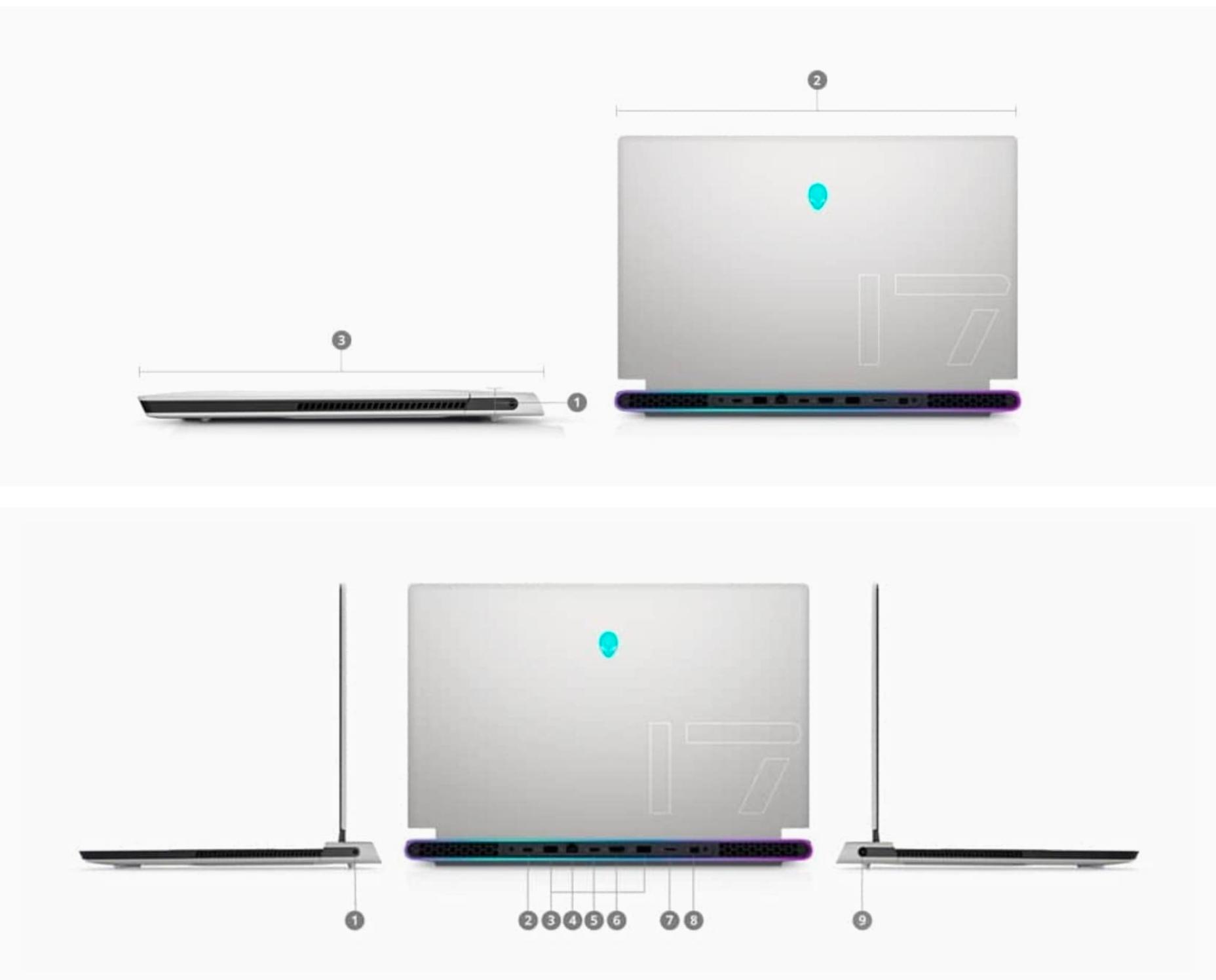 Alienware x17 R1 i7 11600H RTX3060 32GB RAM 2TB NVME