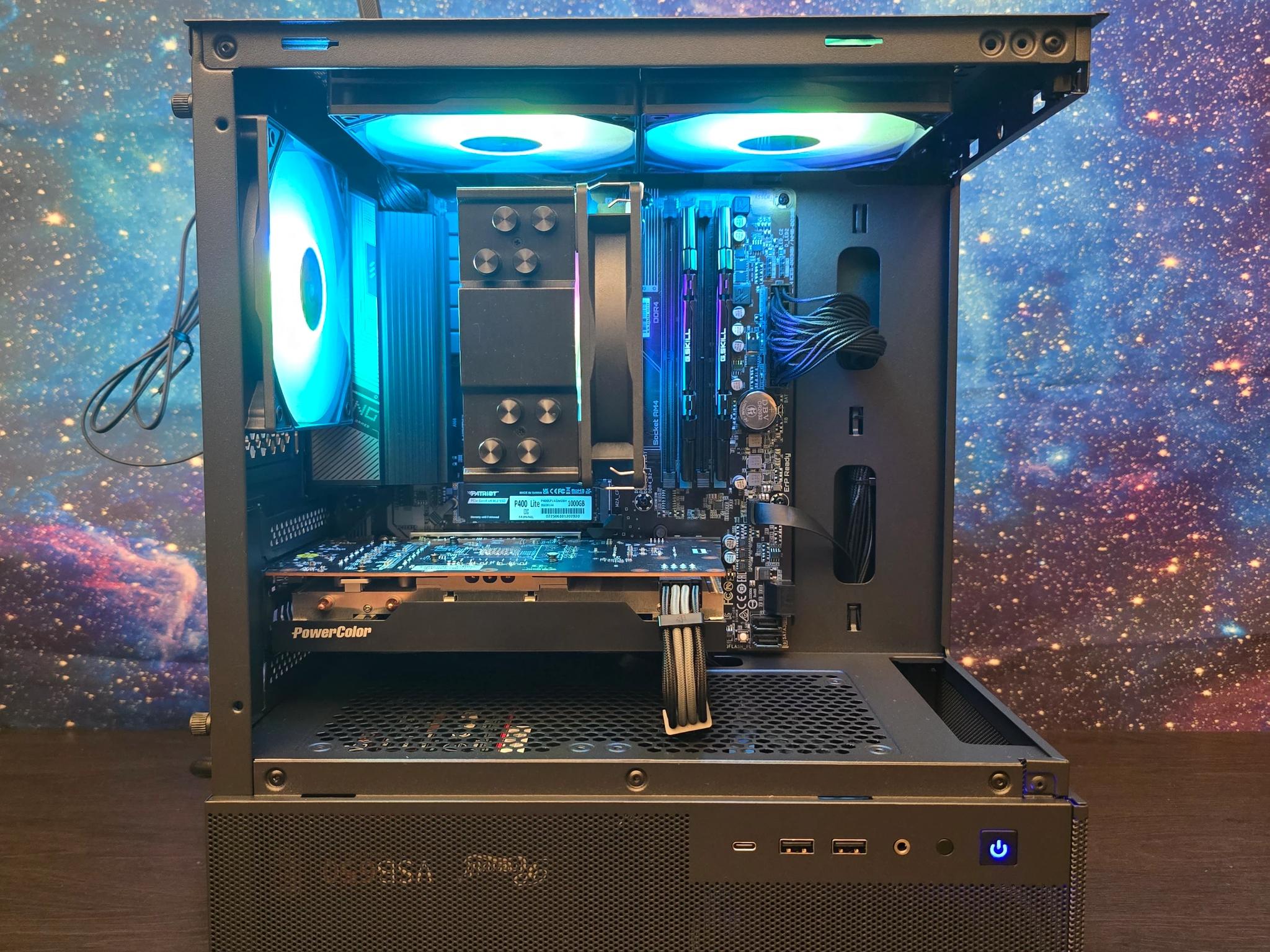 MID LEVEL 1080P PC | RX 6600 8GB | Ryzen 5 5500 | B550M | 16GB DDR4