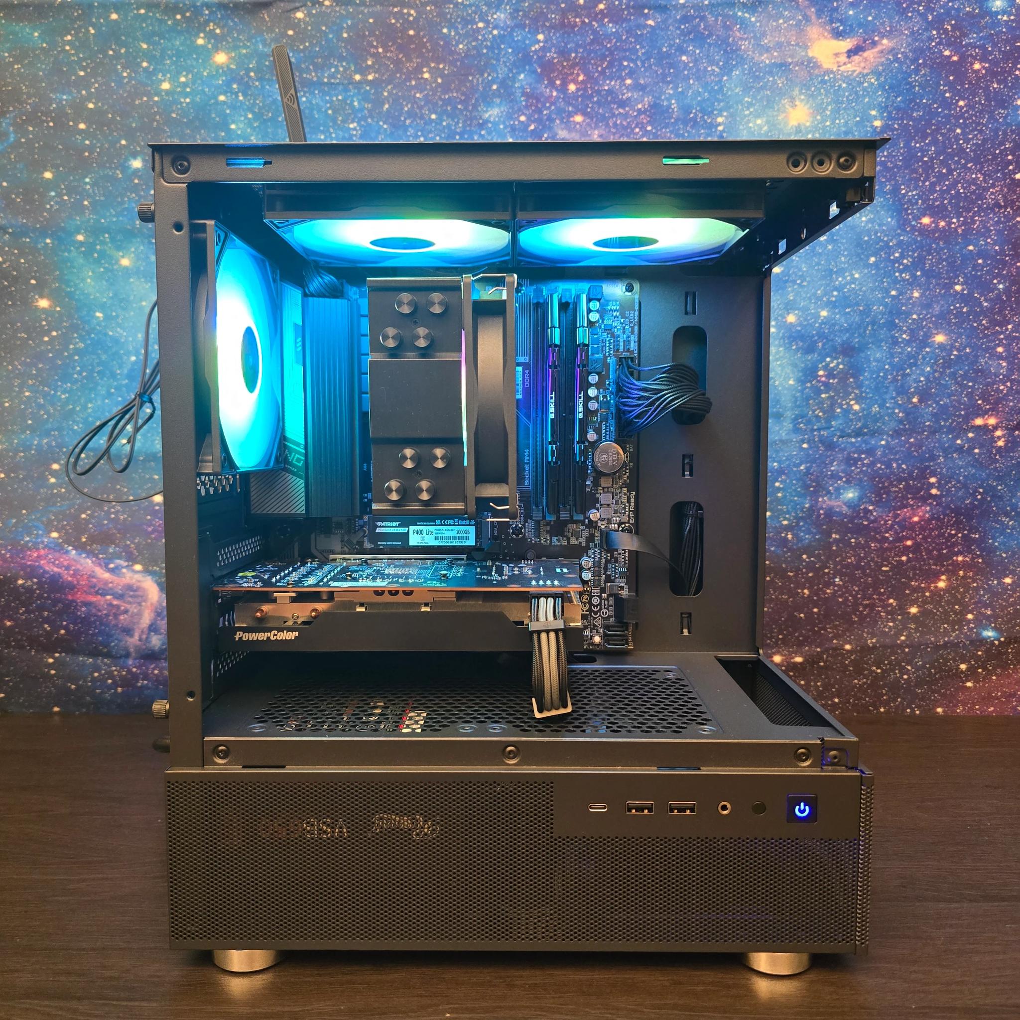 MID LEVEL 1080P PC | RX 6600 8GB | Ryzen 5 5500 | B550M | 16GB DDR4