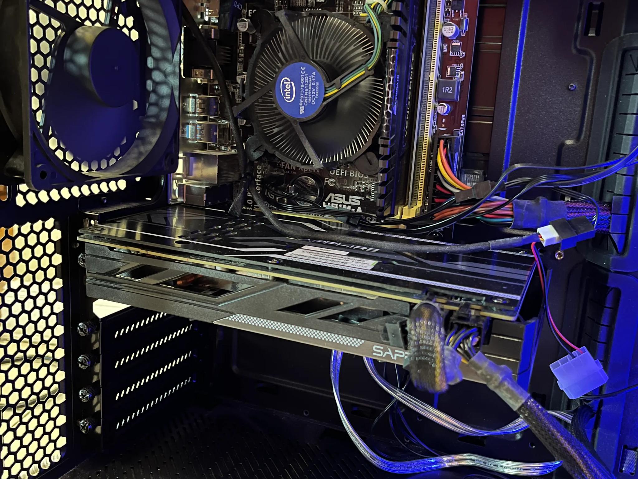 🟢🔥 Budget Gaming PC – RGB Case w/ Remote - Intel i5-4590, R9 380 4GB, 1 TB Storage & 12GB RAM 🔵 🖥️