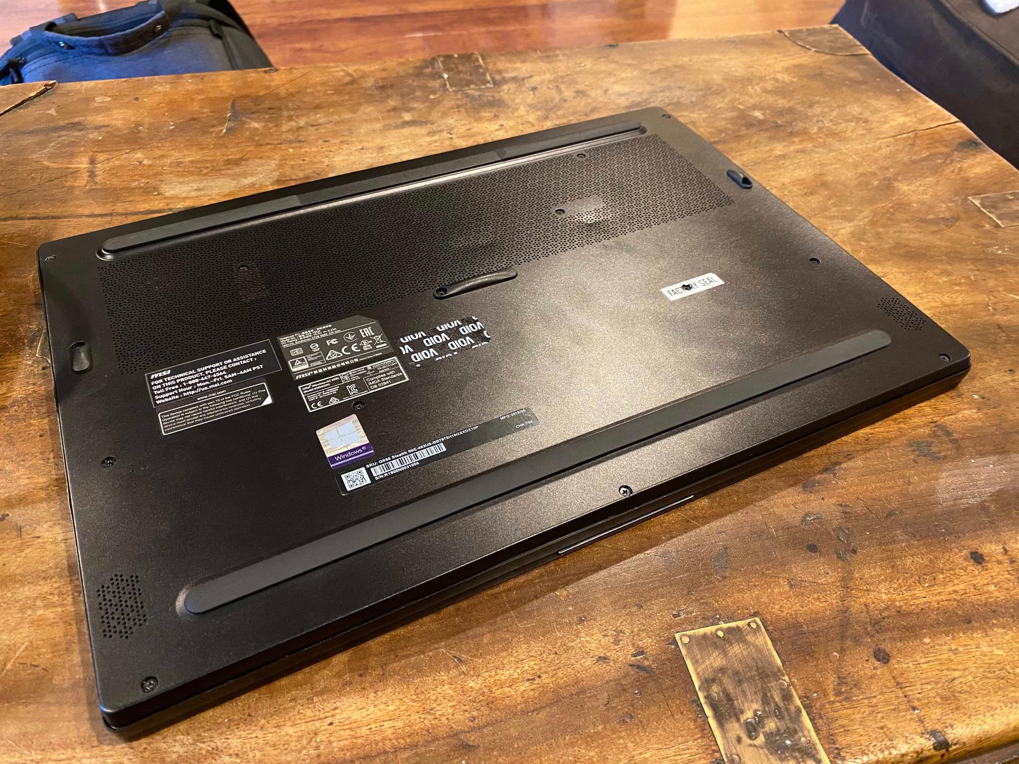MSI GS65 Stealth 9SE 15.6” - RTX 2060 - WiFi 6 - 240hz - 64GB RAM - 1TB NVMe