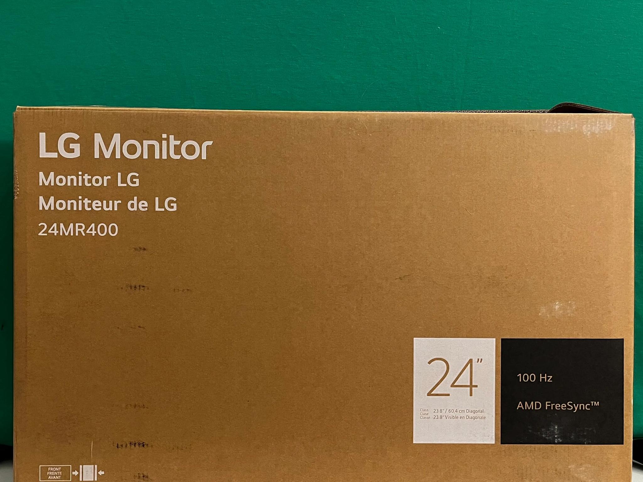 LG 24MR400 24" Monitor | 100 Hz Refresh Rate, 1080P