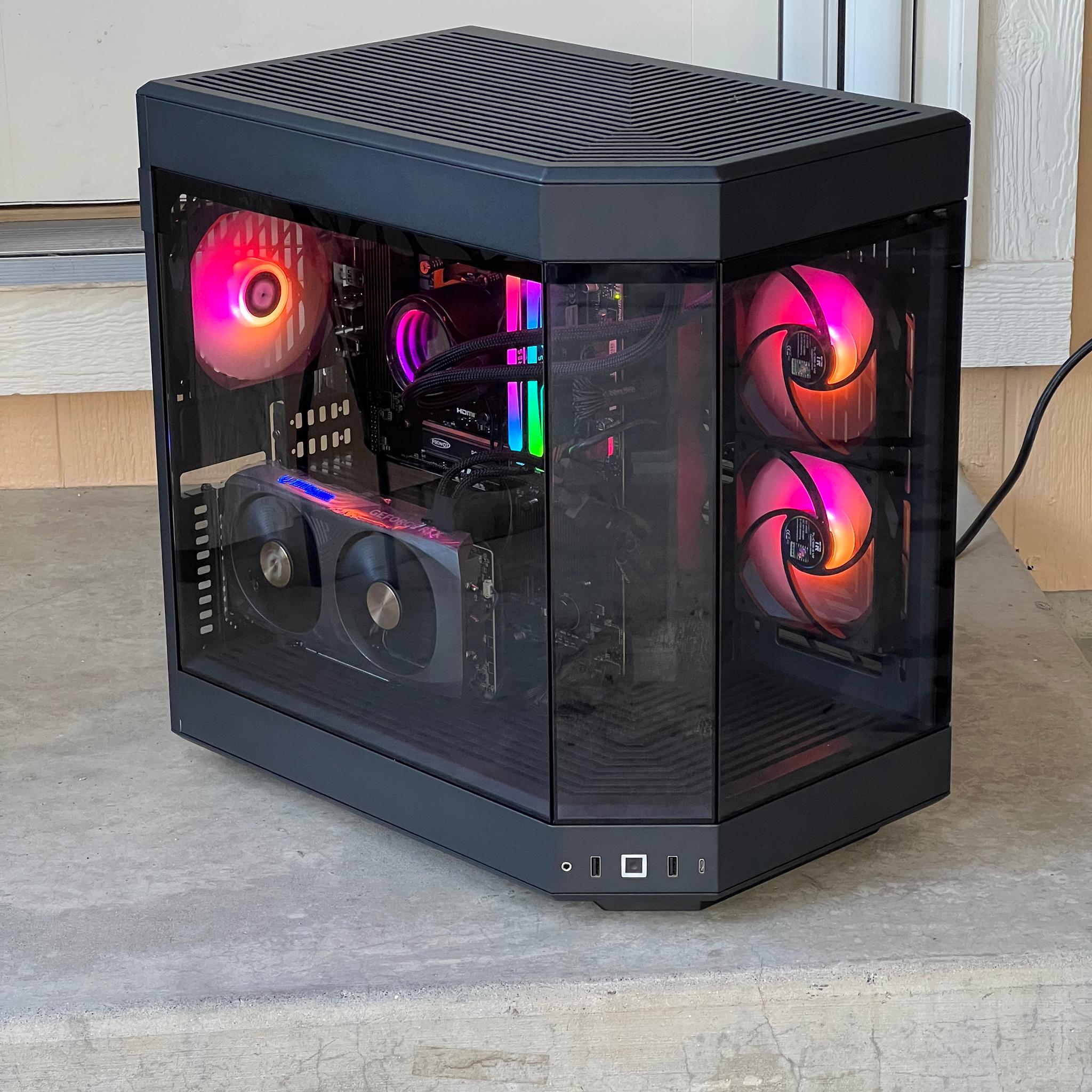 ⬛️Black HYTE⬛️ rtx 3080, ryzen 5 7600x, 32GB 6400mhz