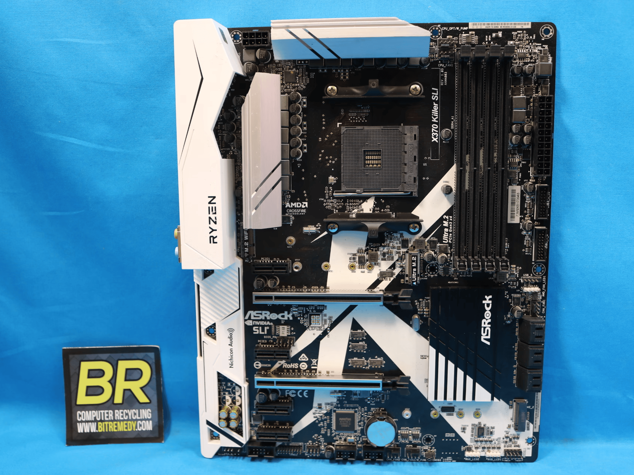 *BIOS Version 3.50* ASRock X370 Killer SLI AMD Socket AM4 DDR4 ATX Desktop Motherboard No I/O Shield