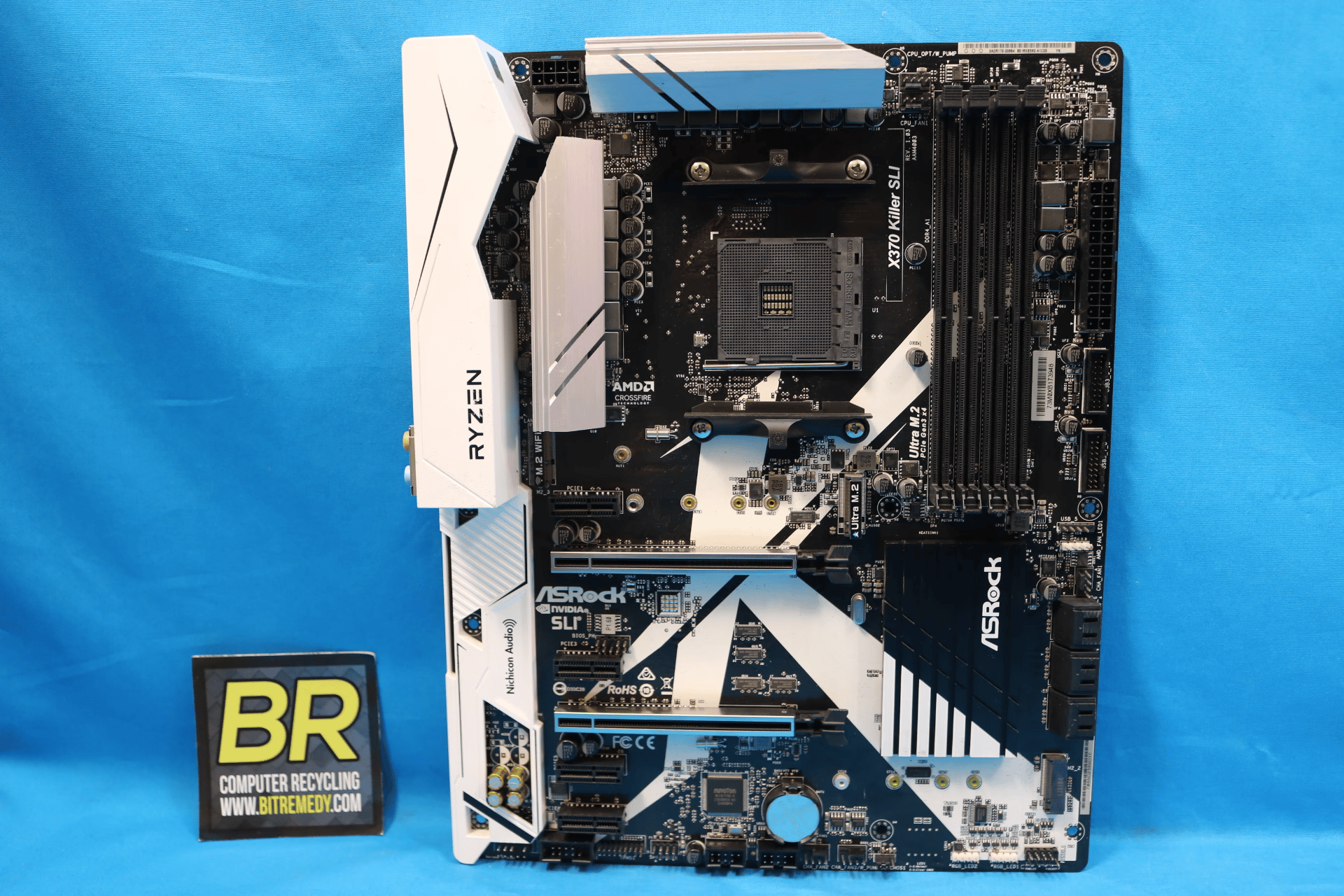 *BIOS Version 3.50* ASRock X370 Killer SLI AMD Socket AM4 DDR4 ATX Desktop Motherboard No I/O Shield