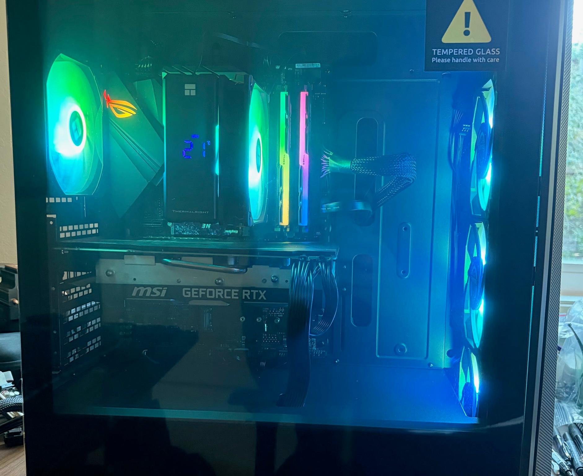 Custom Gaming PC: Ryzen 7 5800x & MSI 2080 Super