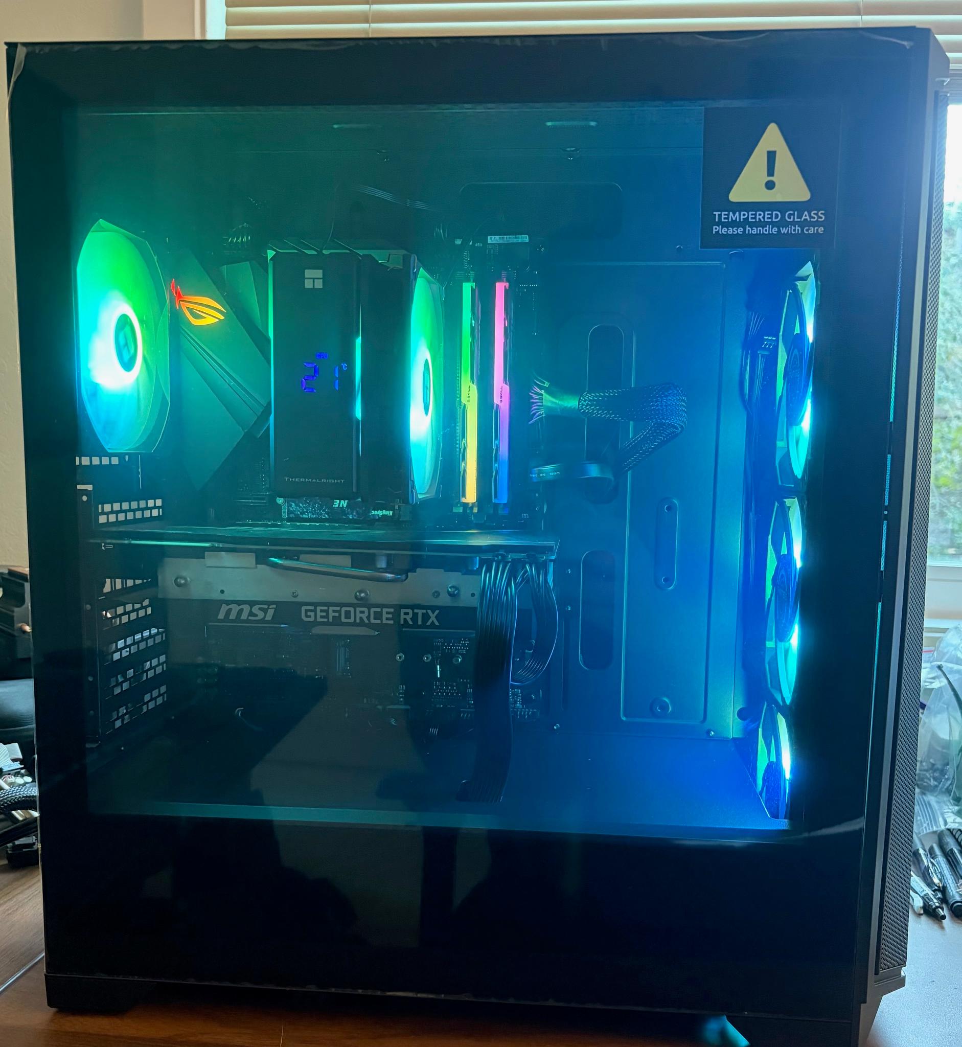 Custom Gaming PC: Ryzen 7 5800x & MSI 2080 Super