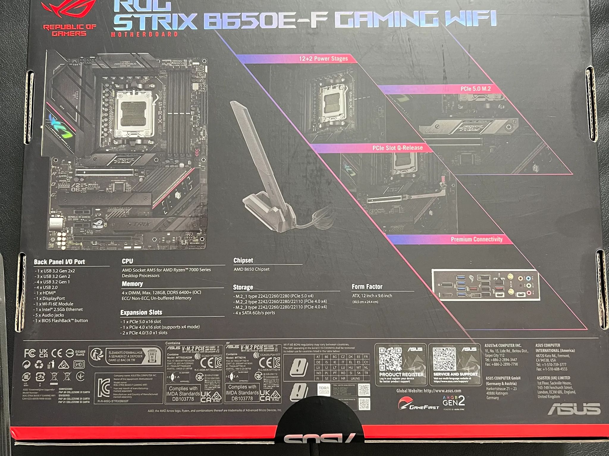 Asus ROG Stix B650E-F Gaming Wifi