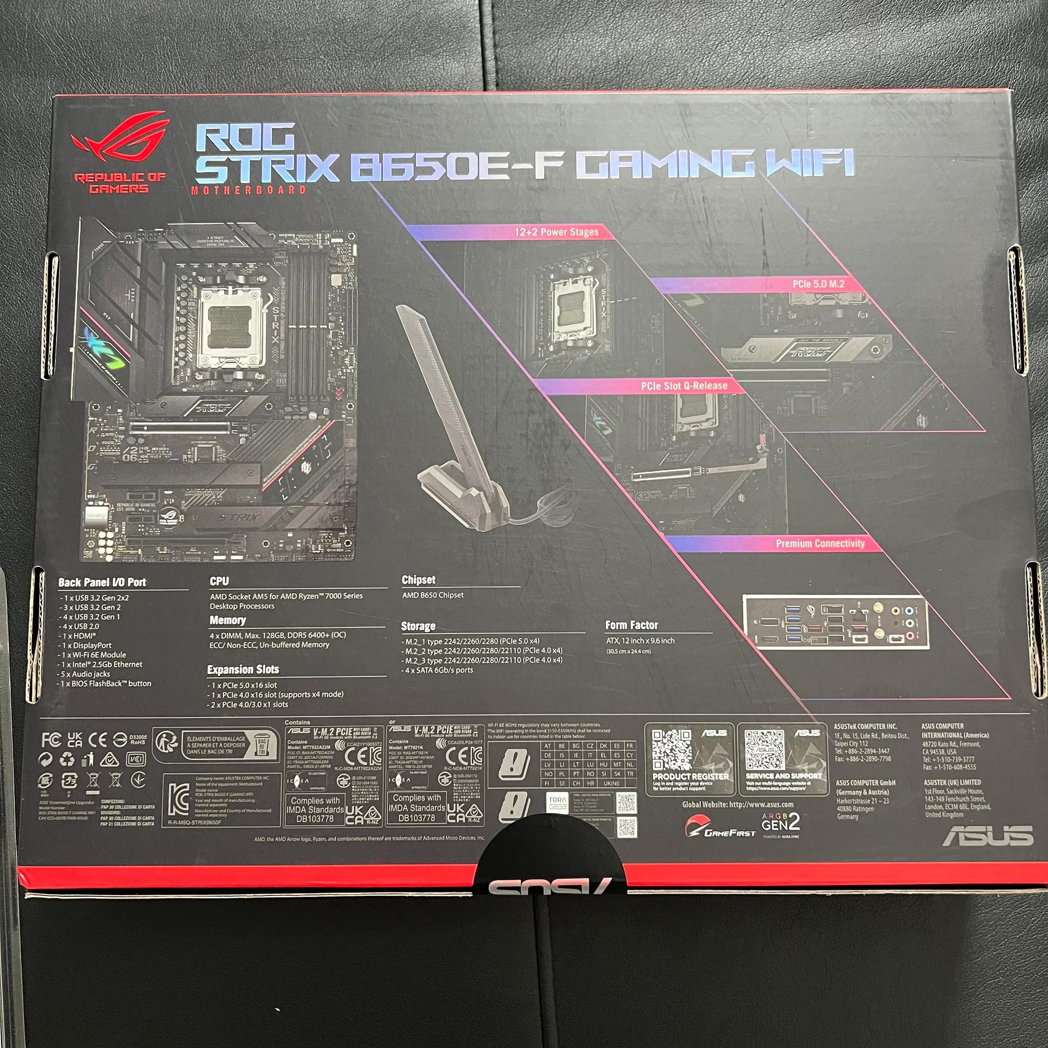 Asus ROG Stix B650E-F Gaming Wifi