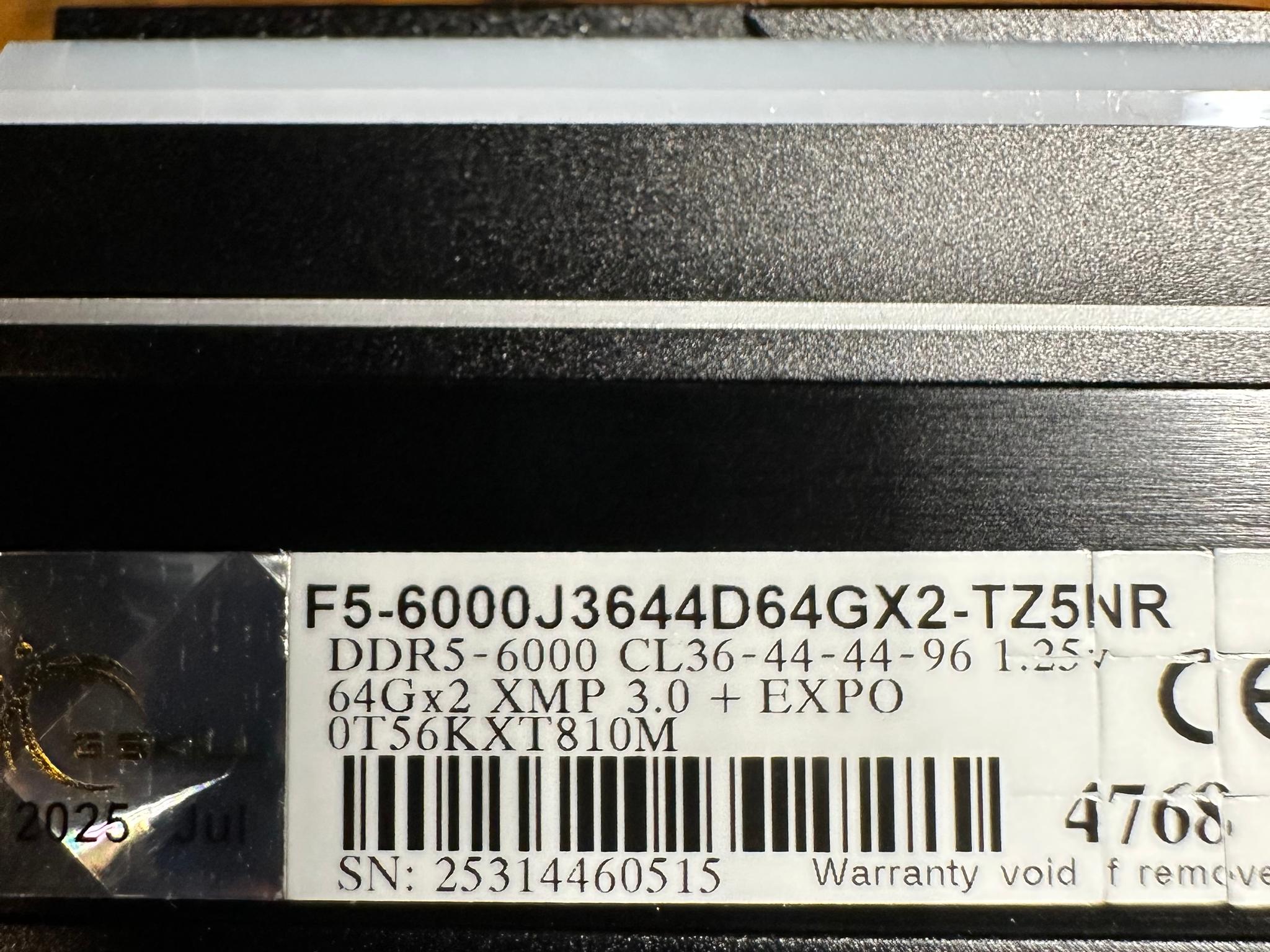 RAM DDR5 128GB