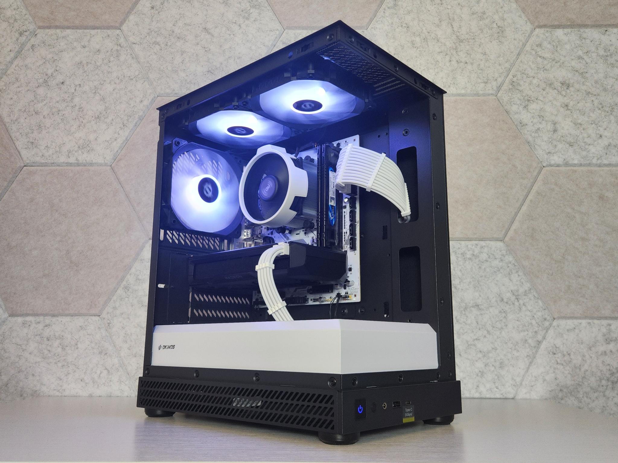 🤍🖤Oreo Gaming PC | RX 7600 | Ryzen 5 3600 | 16GB RAM | 512GB M.2 SSD | WIFI/BT | Windows 11 | RGB |