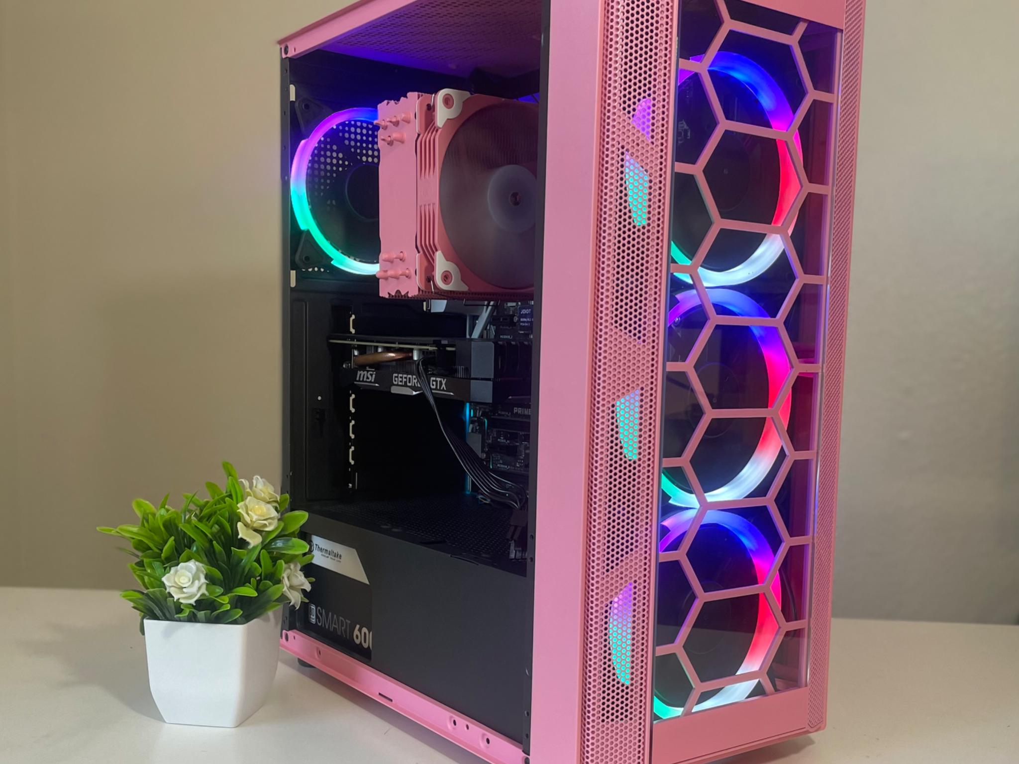 Pretty Pink PC 🌸 Intel I5 , 1660 Super 6GB , 512 GB NVME , 16 GB RAM