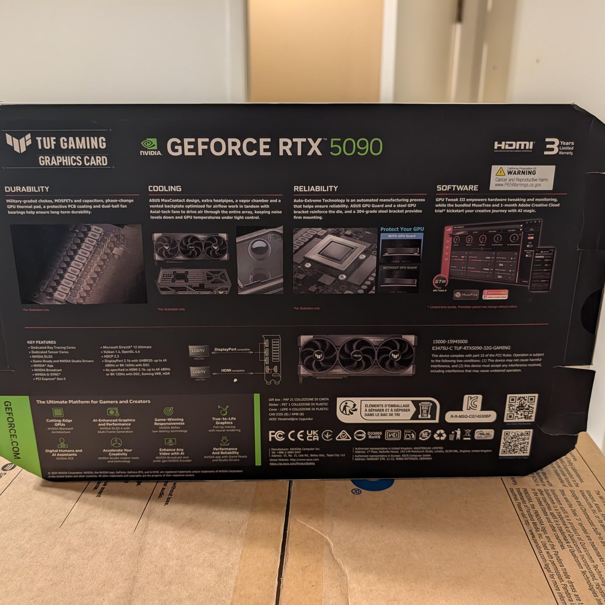 ASUS TUF Gaming GeForce RTX 5090