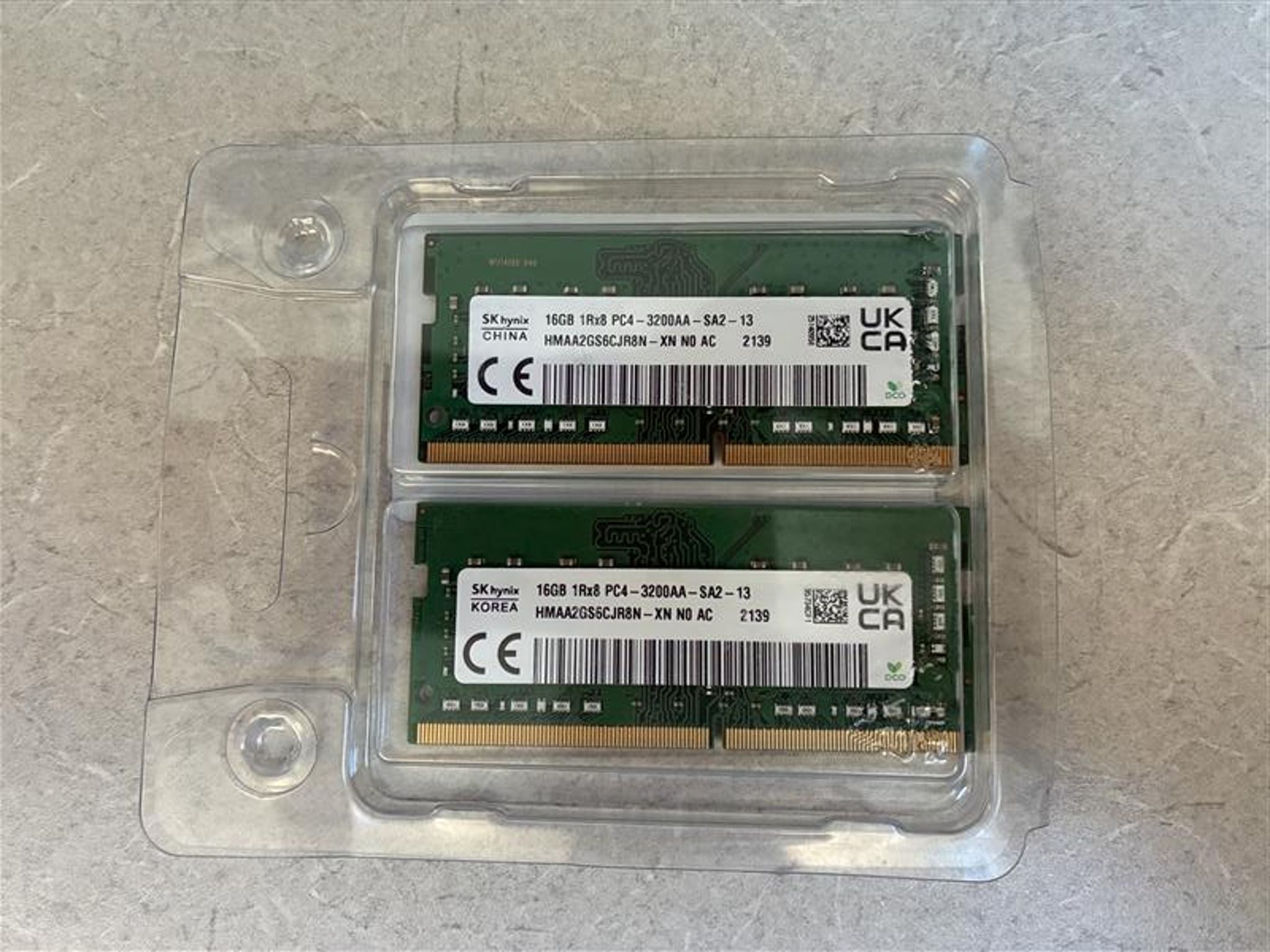 2X16GB DDR4 SODIMM 3200MHz