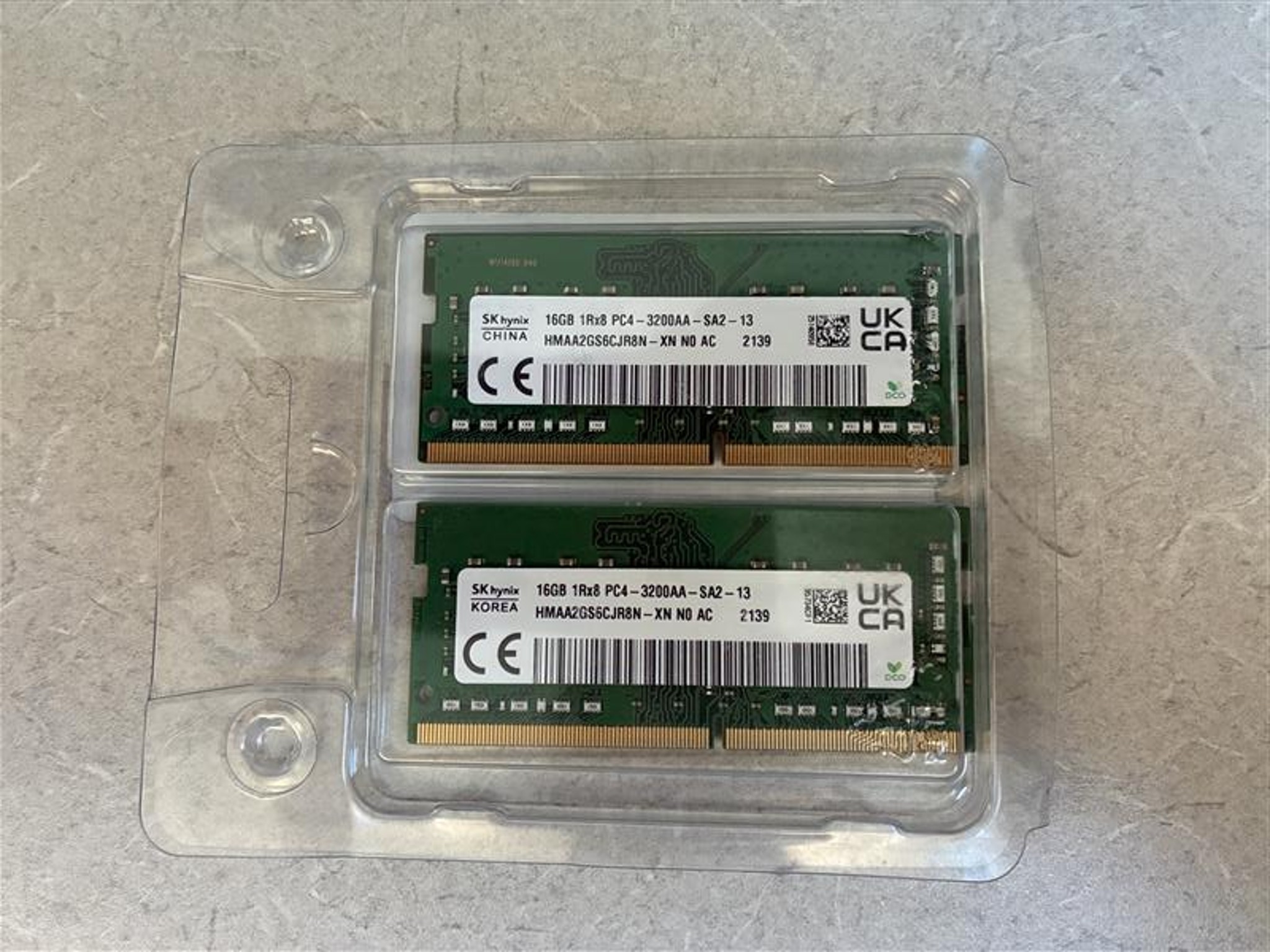 2X16GB DDR4 SODIMM 3200MHz