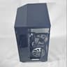 Black NZXT PC Case with Tempered Glass w/ 5 Fans