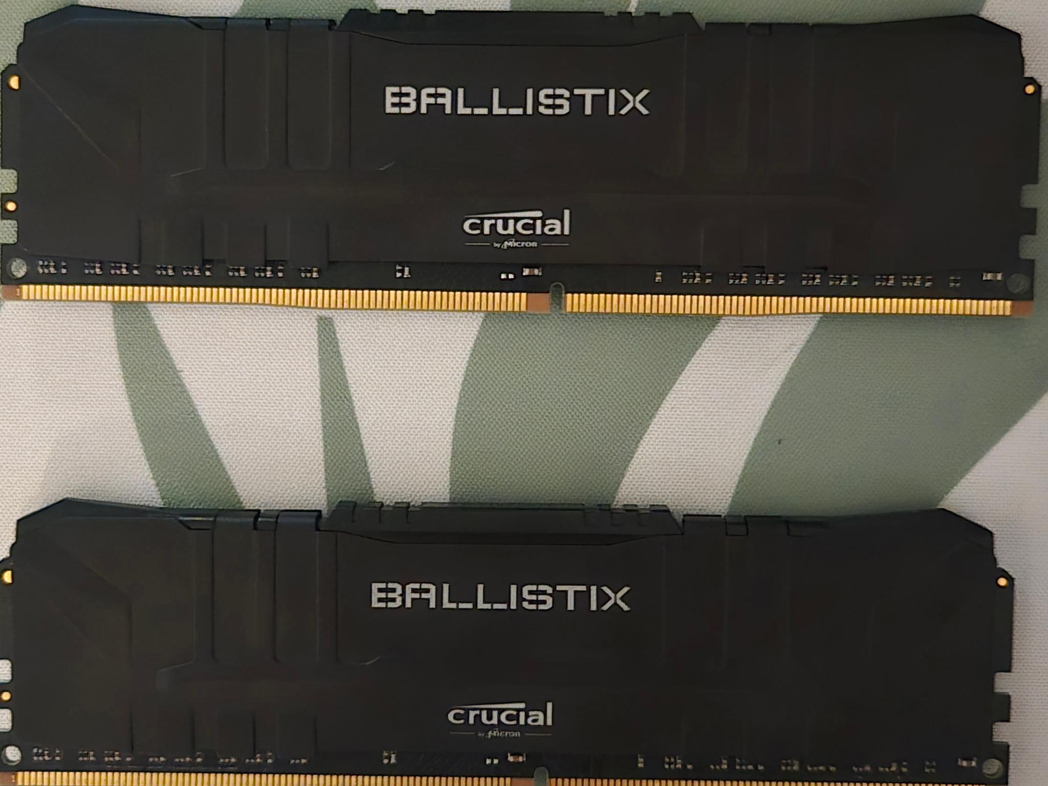 Crucial Ballistix DDR4 16GB (2x8) CL16 16-18-18-38 1.2v