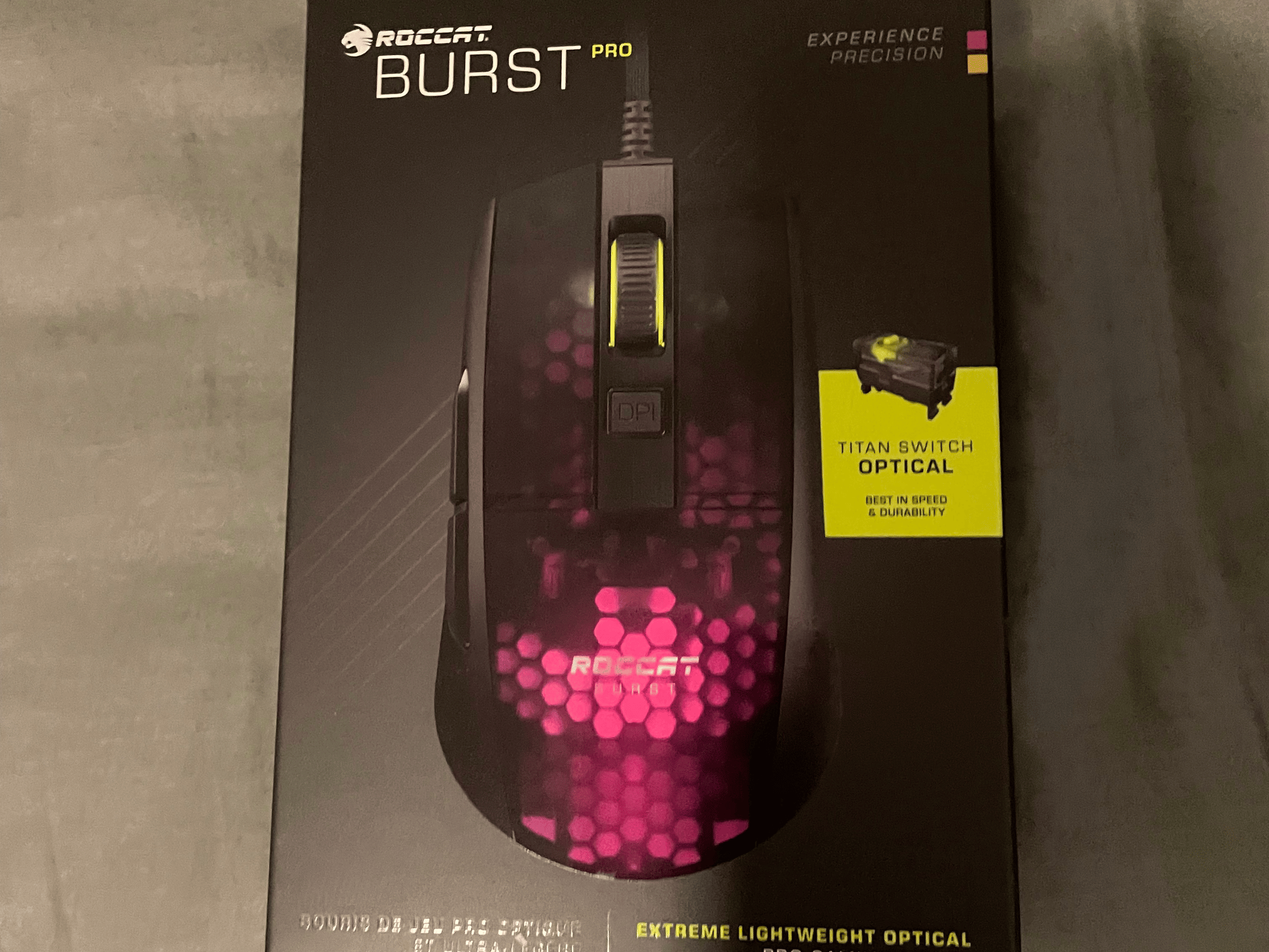 Roccat Burst Pro Wired Optical Gaming Mouse