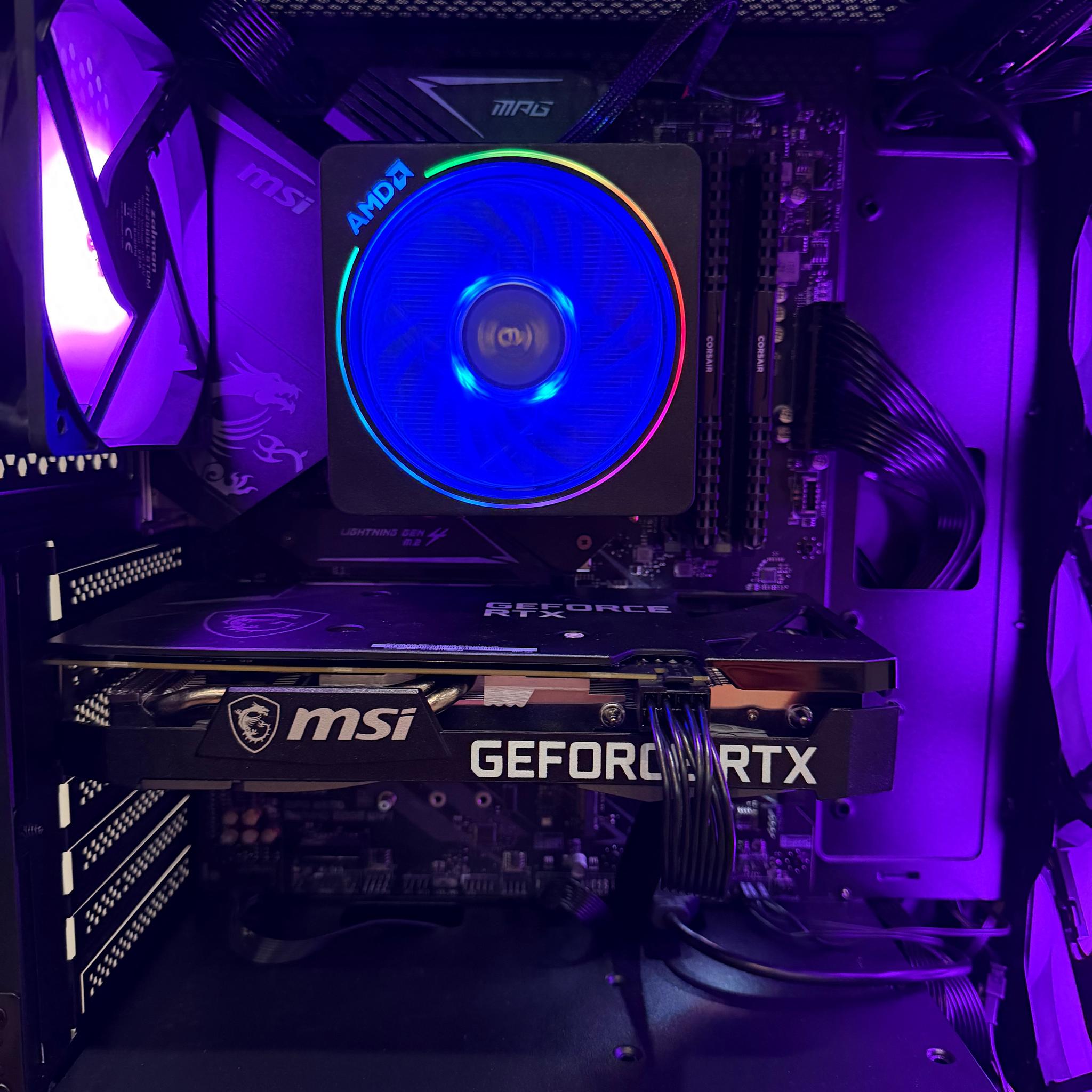 RTX 3060 Ti Gaming PC - Runs Great, Ready to Play