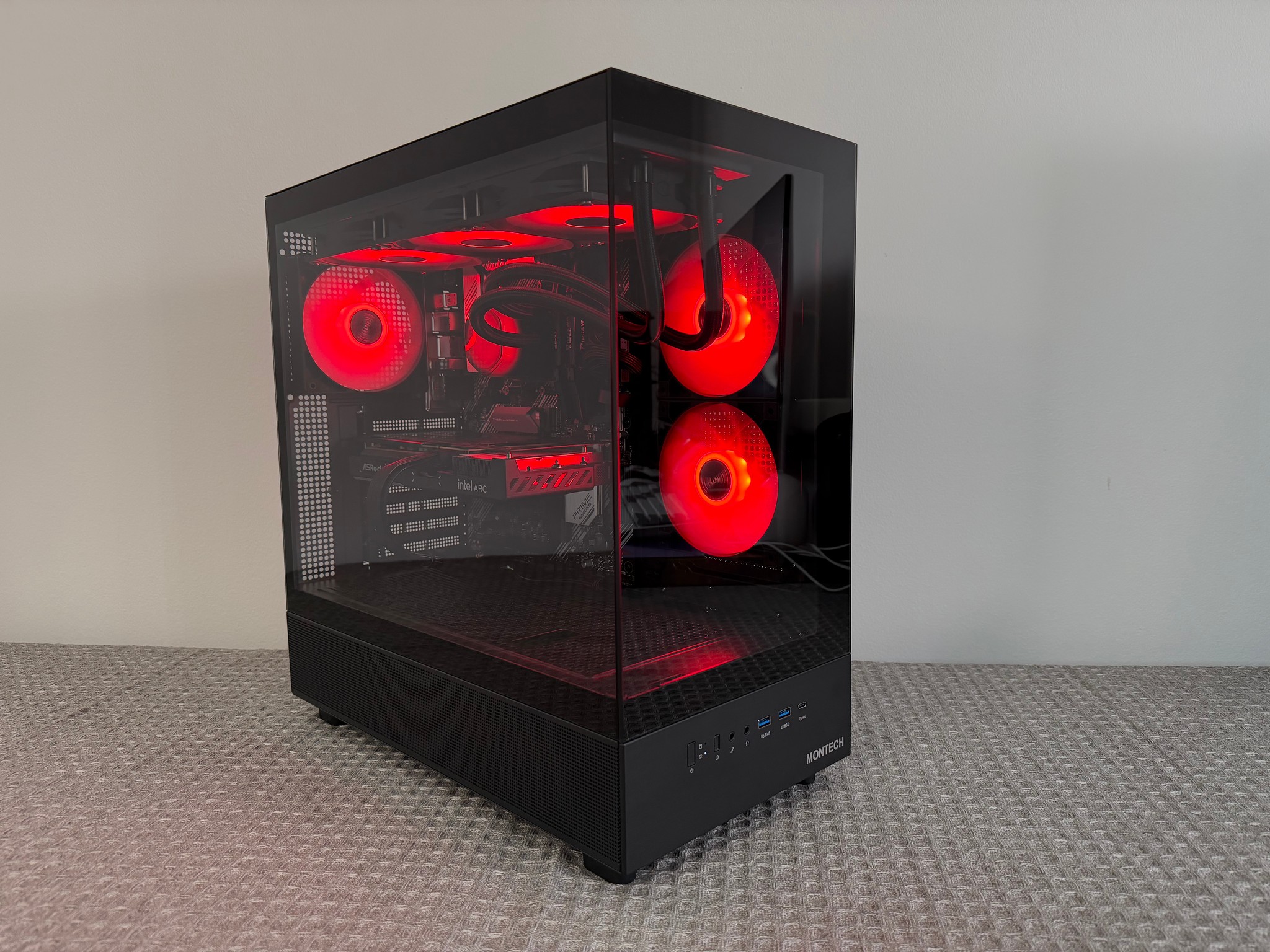 ARC B580 12GB OC • RYZEN 7 5800XT • B550 WIFI • 16GB DDR4 • 512GB SSD • 360MM AIO • NEW GAMING PC
